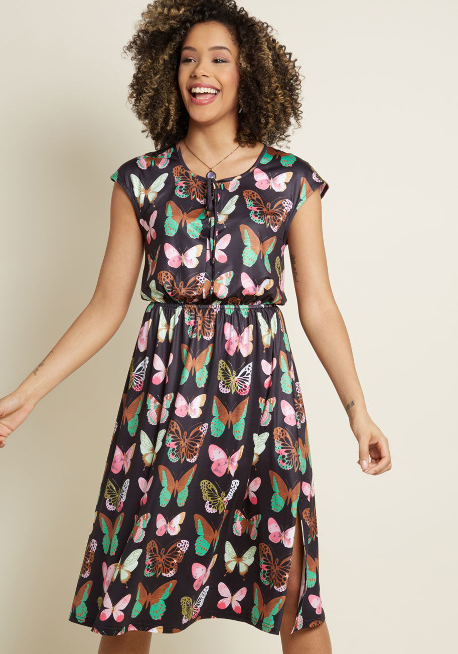 Surefire Fun Knit Midi Dress by ModCloth