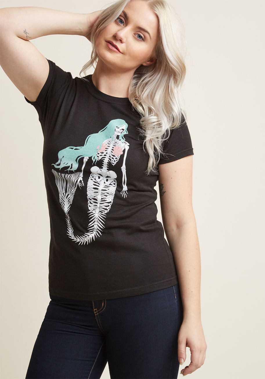 Tell No Tails Graphic Tee by ModCloth