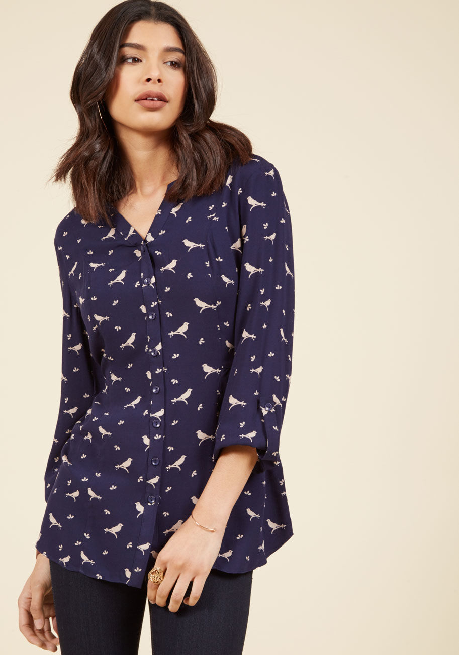 ModCloth - Trusty Travel Button-Up Top