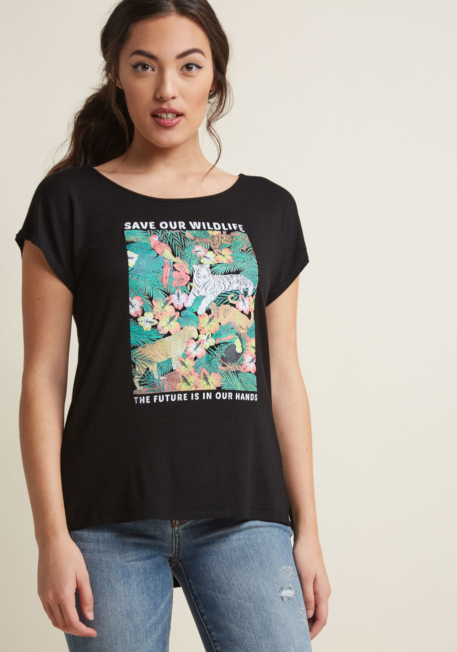 ModCloth - Wilderness Warrior Graphic Tee