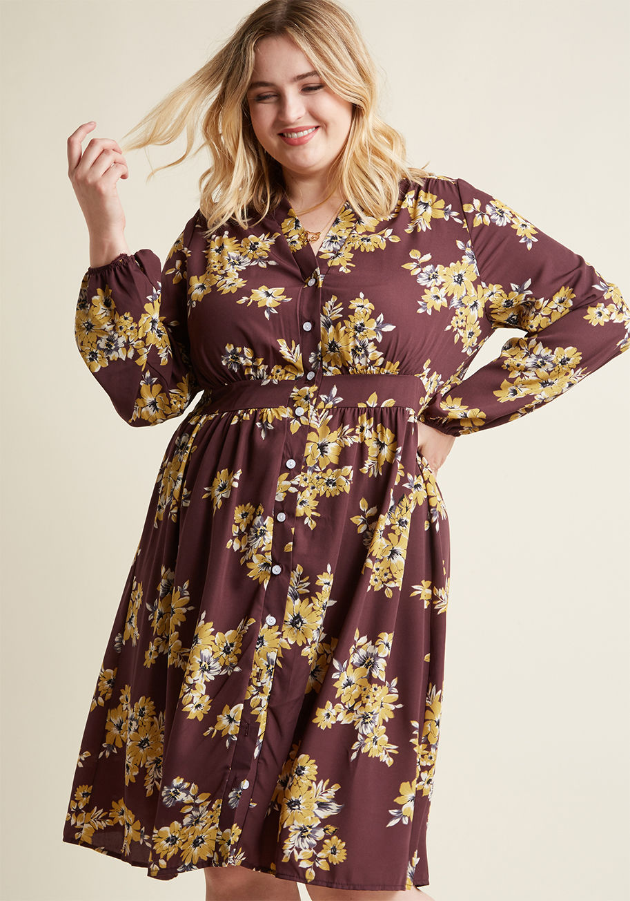 ModCloth - Work Button-Up Shirt Dress