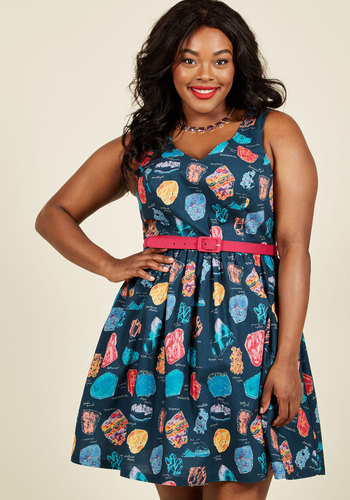 ModCloth - Zest of the Bunch A-Line Dress
