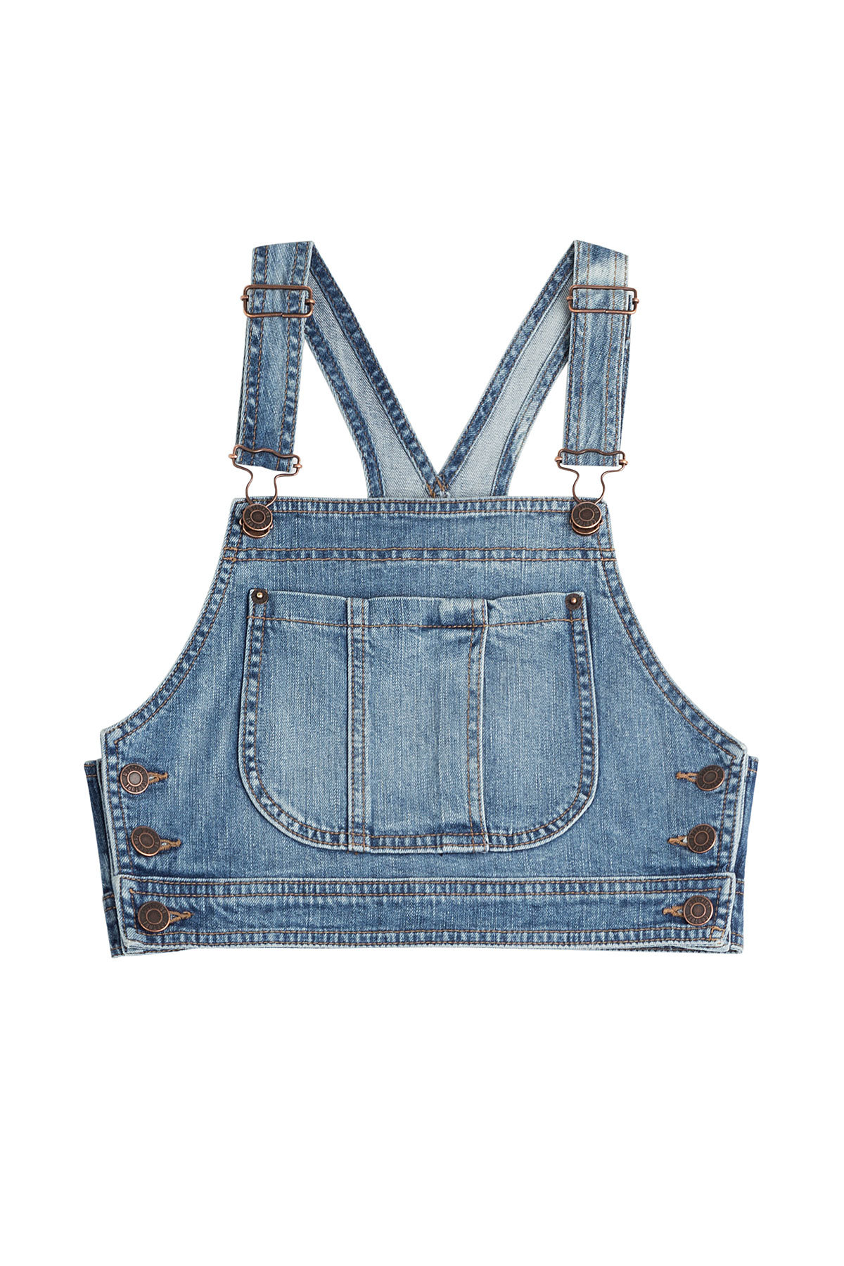 Denim Crop Top by Moschino