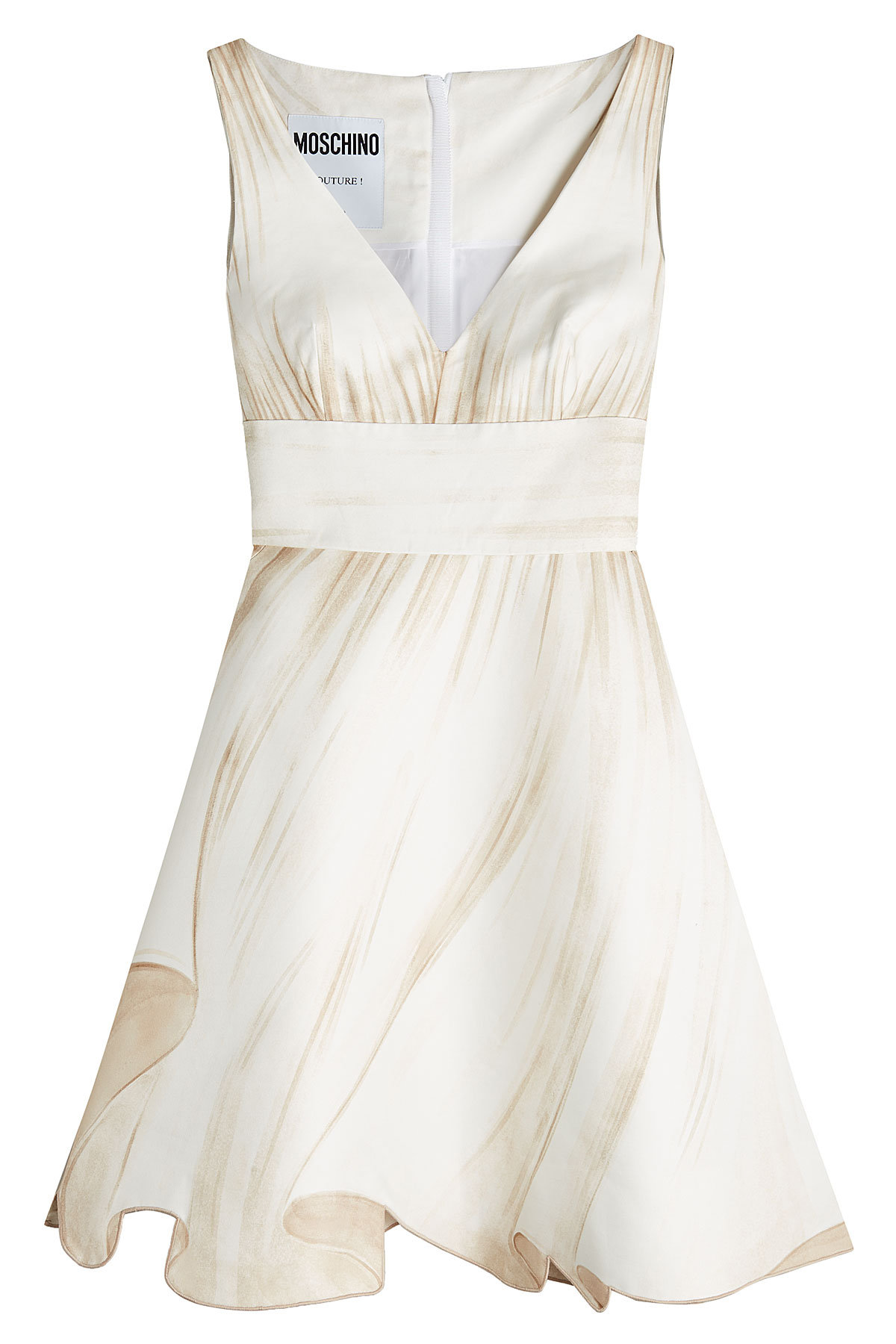 Moschino - Printed Cotton and Silk Dress