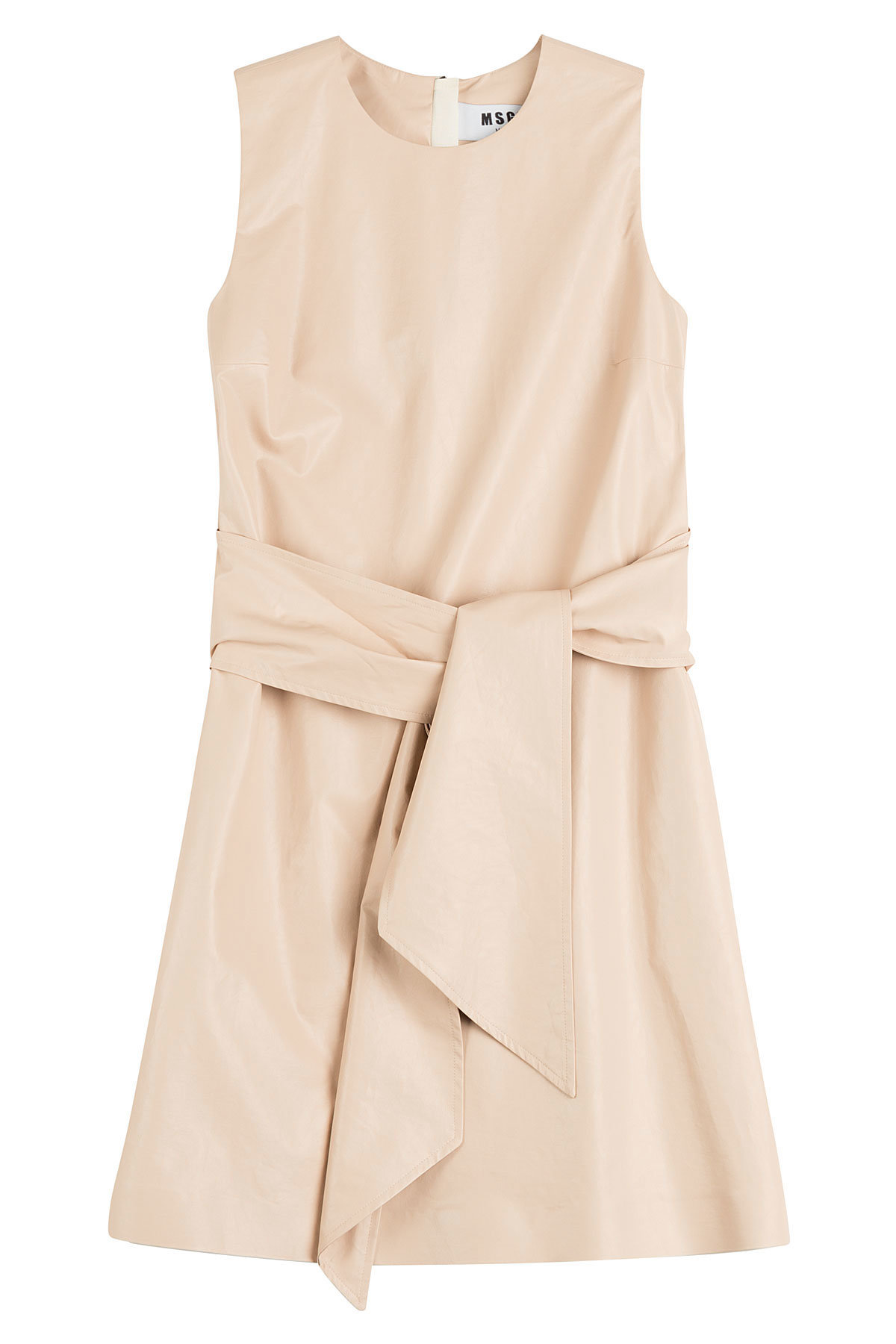 MSGM - Cotton-Blend Tie-Front Dress