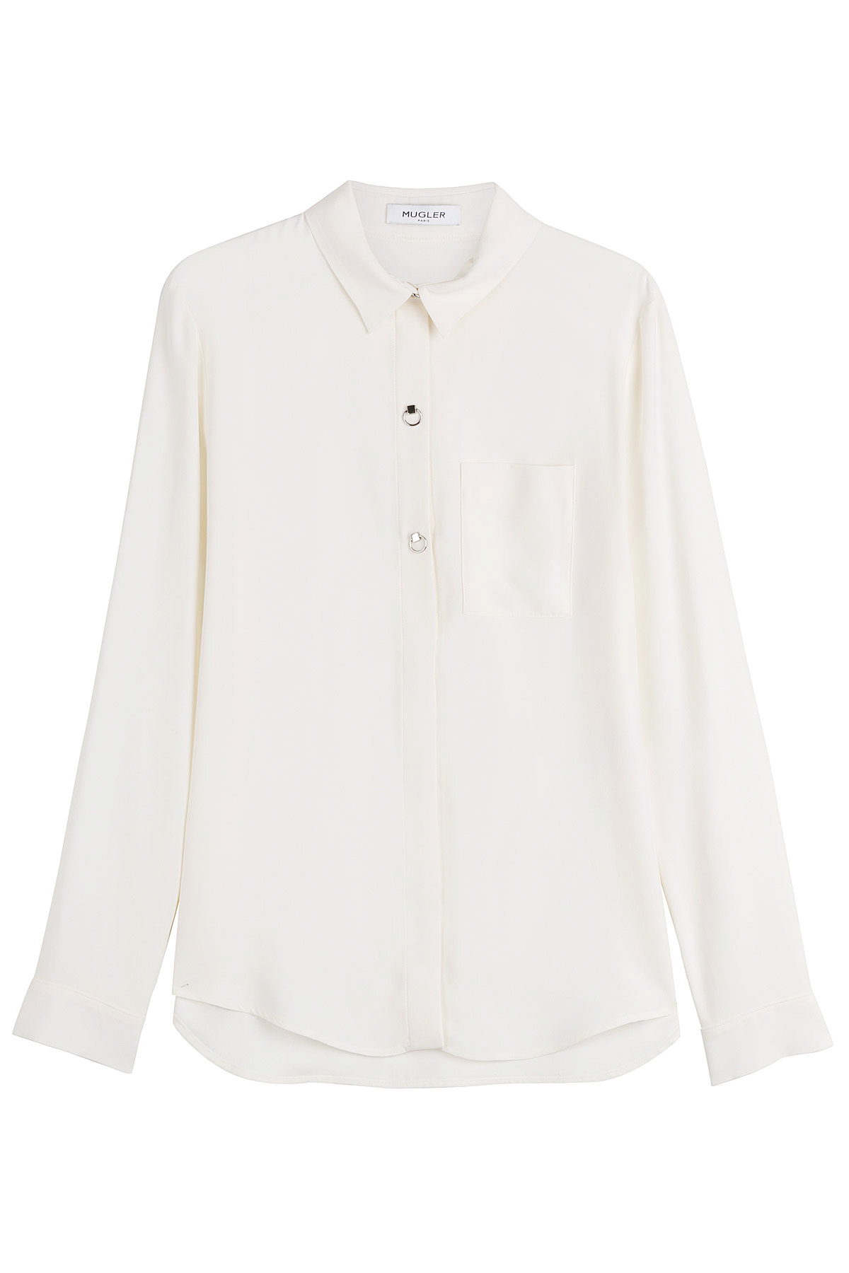 Mugler - Cady Blouse with Embellished Buttons