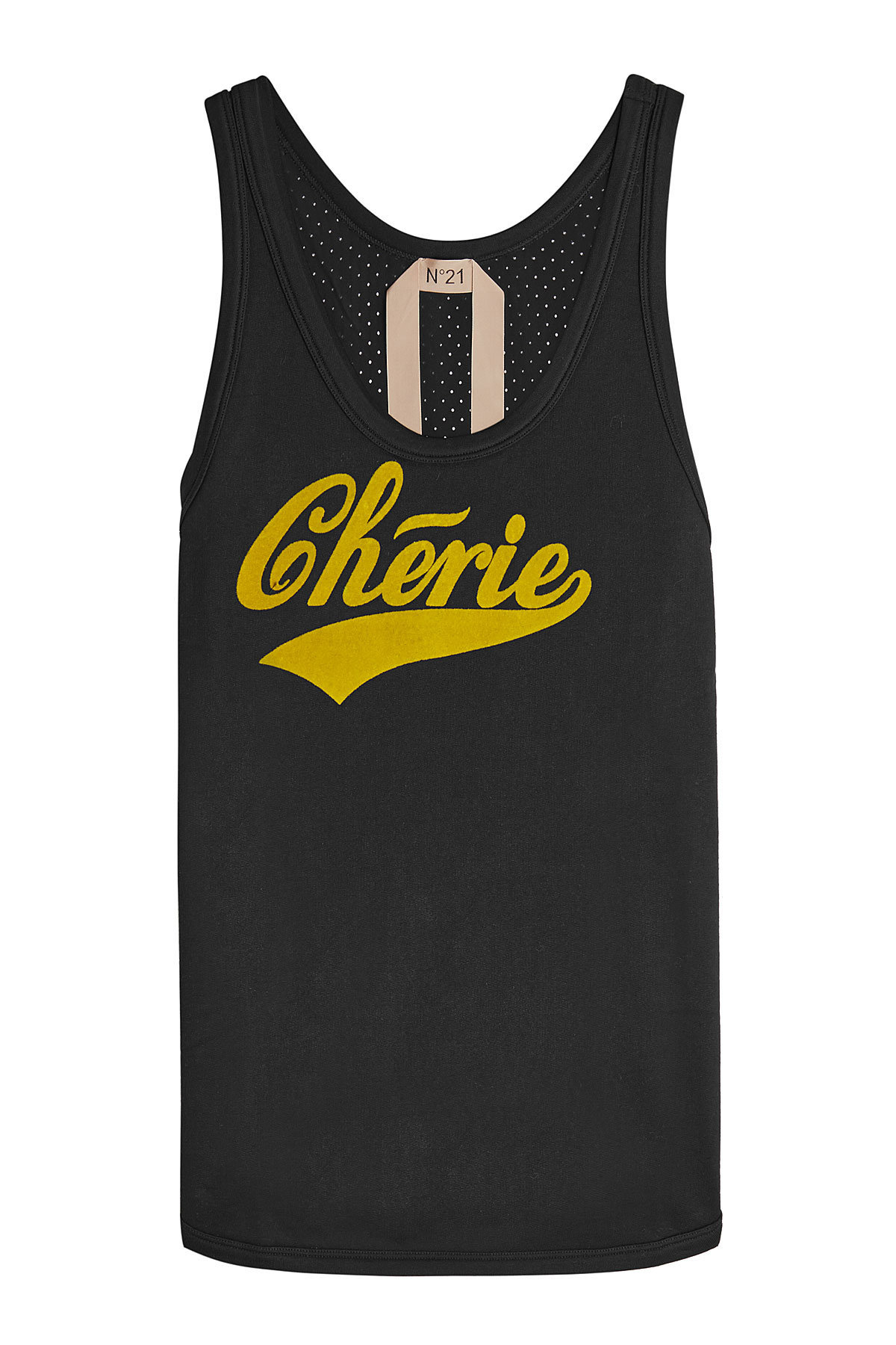 N°21 - Chérie Printed Cotton Tank