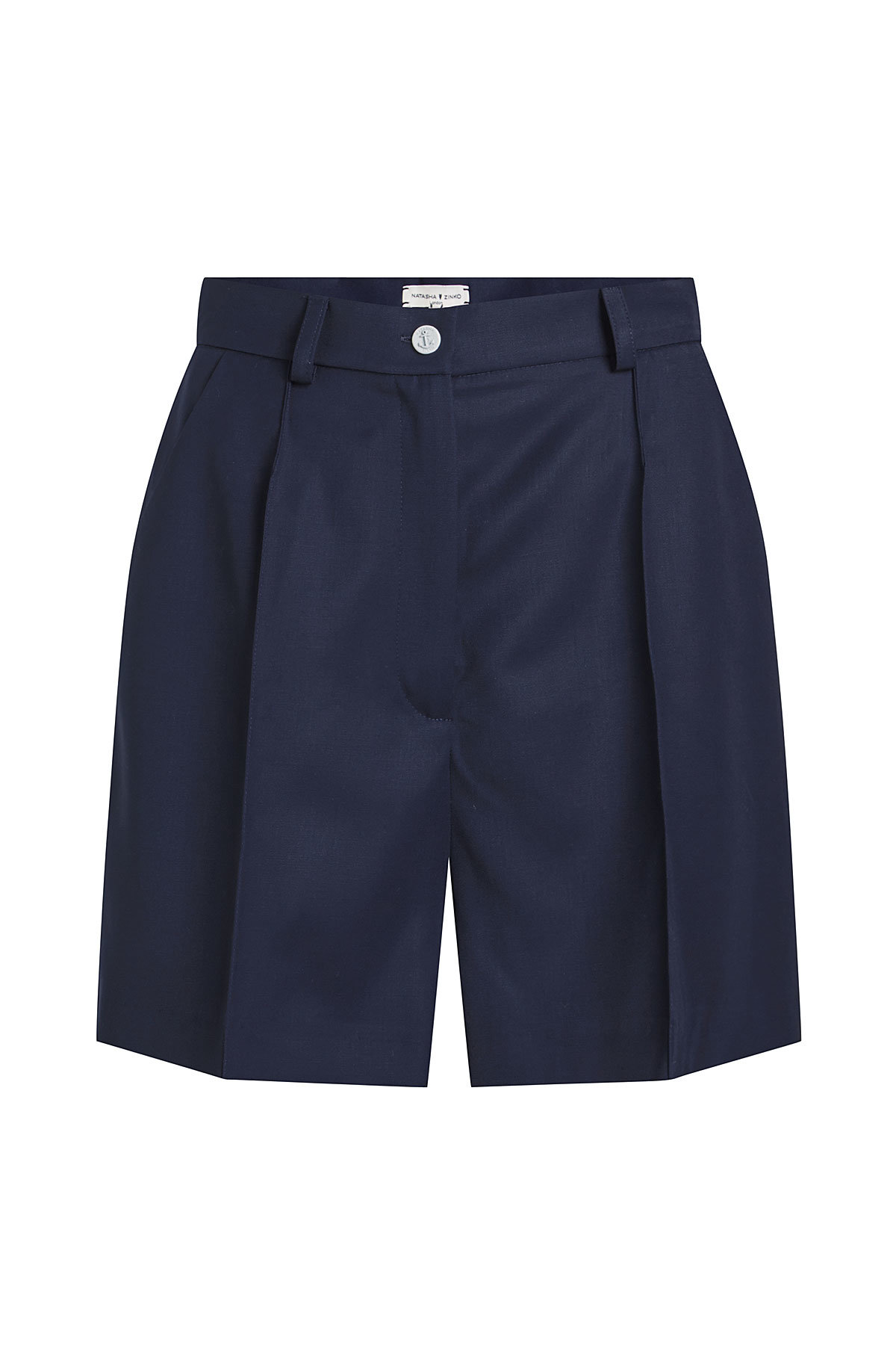 Natasha Zinko - Wool Gabardine Pleated Shorts