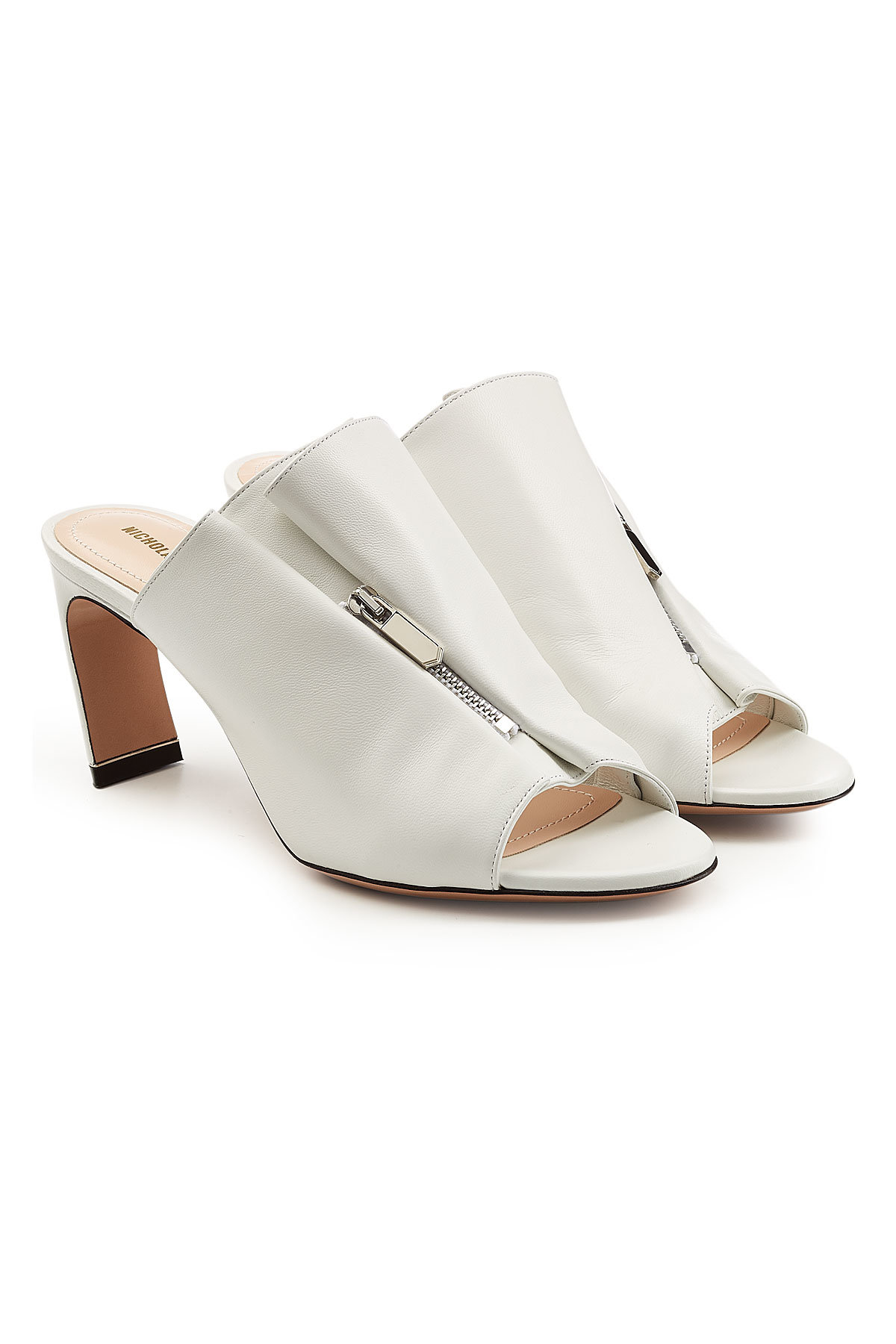 Kristen Leather Mules by Nicholas Kirkwood