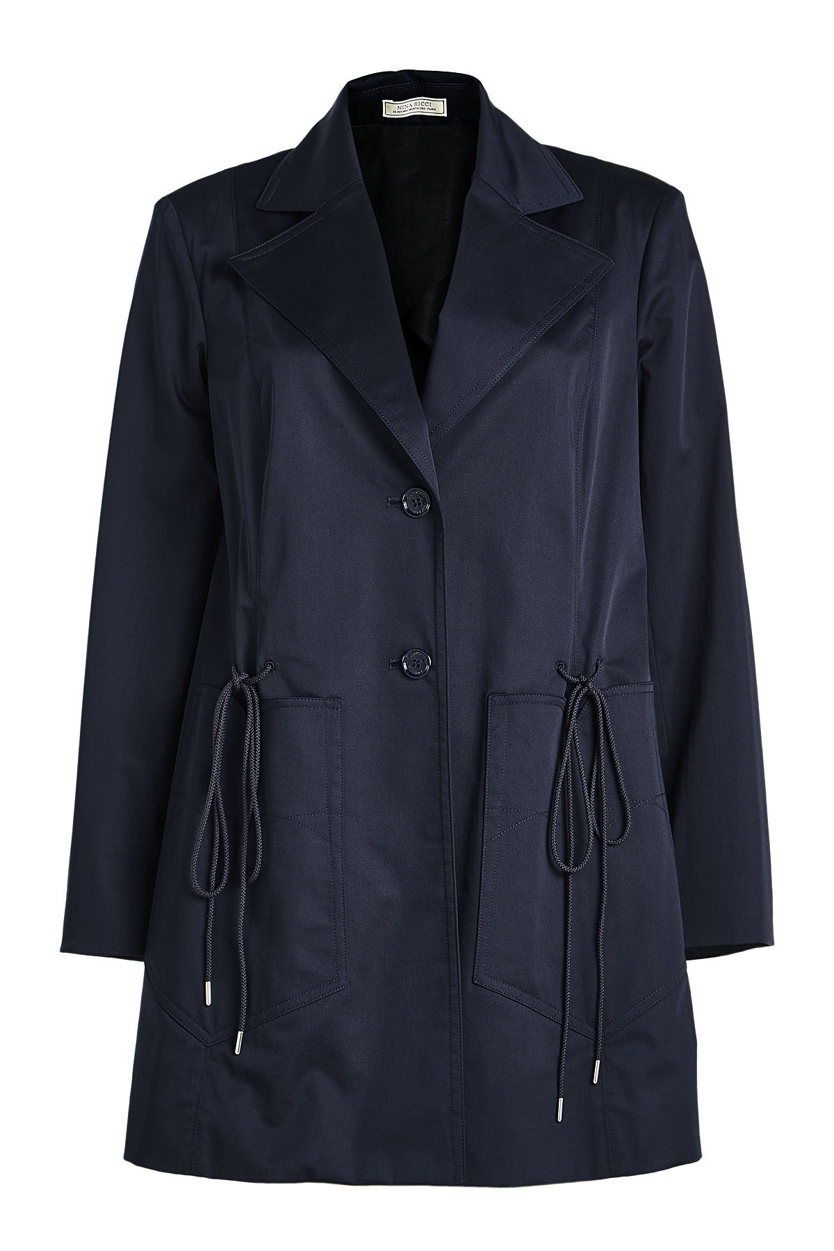Nina Ricci - Cotton Jacket with Drawstring Ties