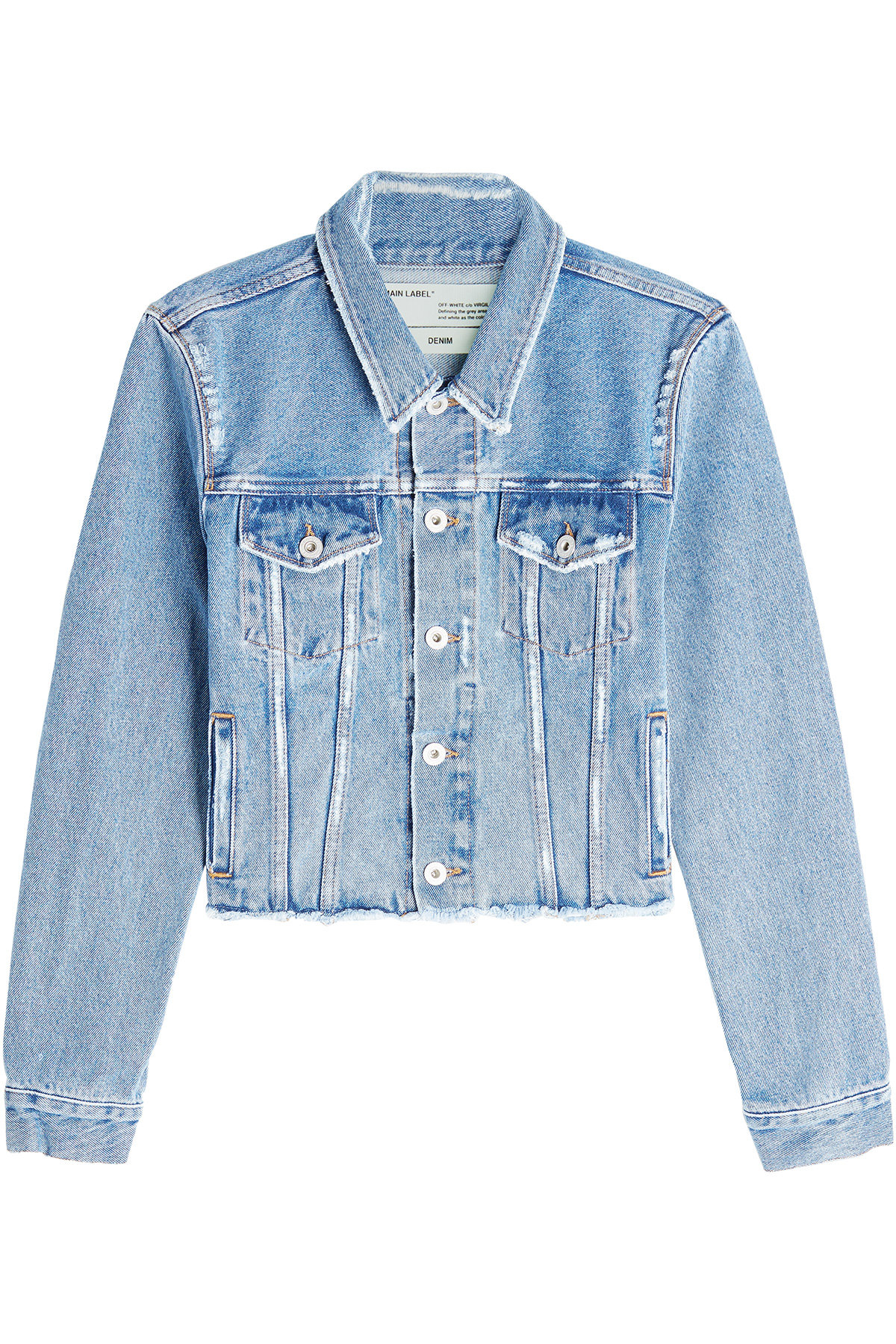 Flower Shop Denim Jacket with Print by Off-White