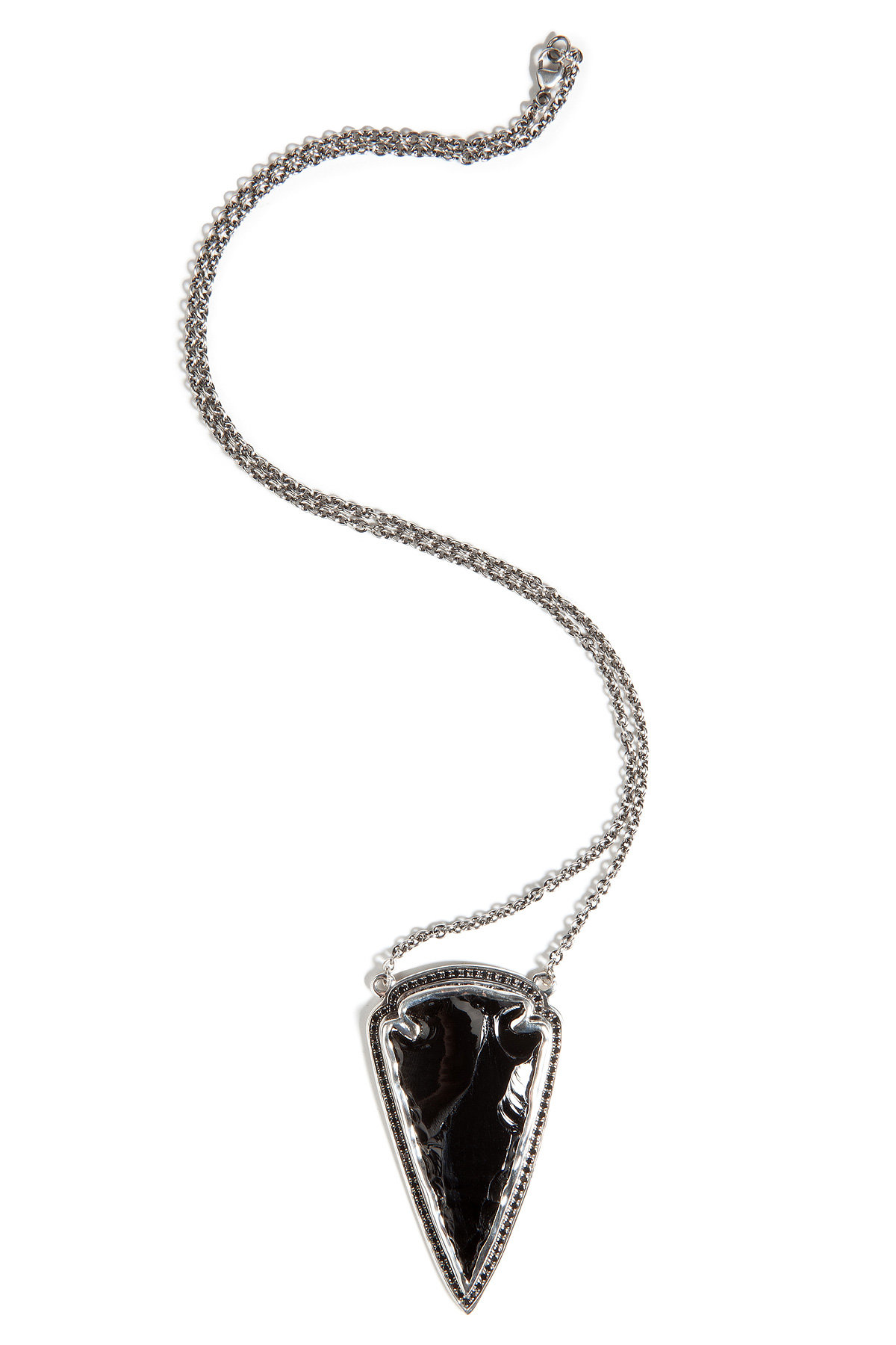 Pamela Love - Pave Arrowhead Pendant Necklace