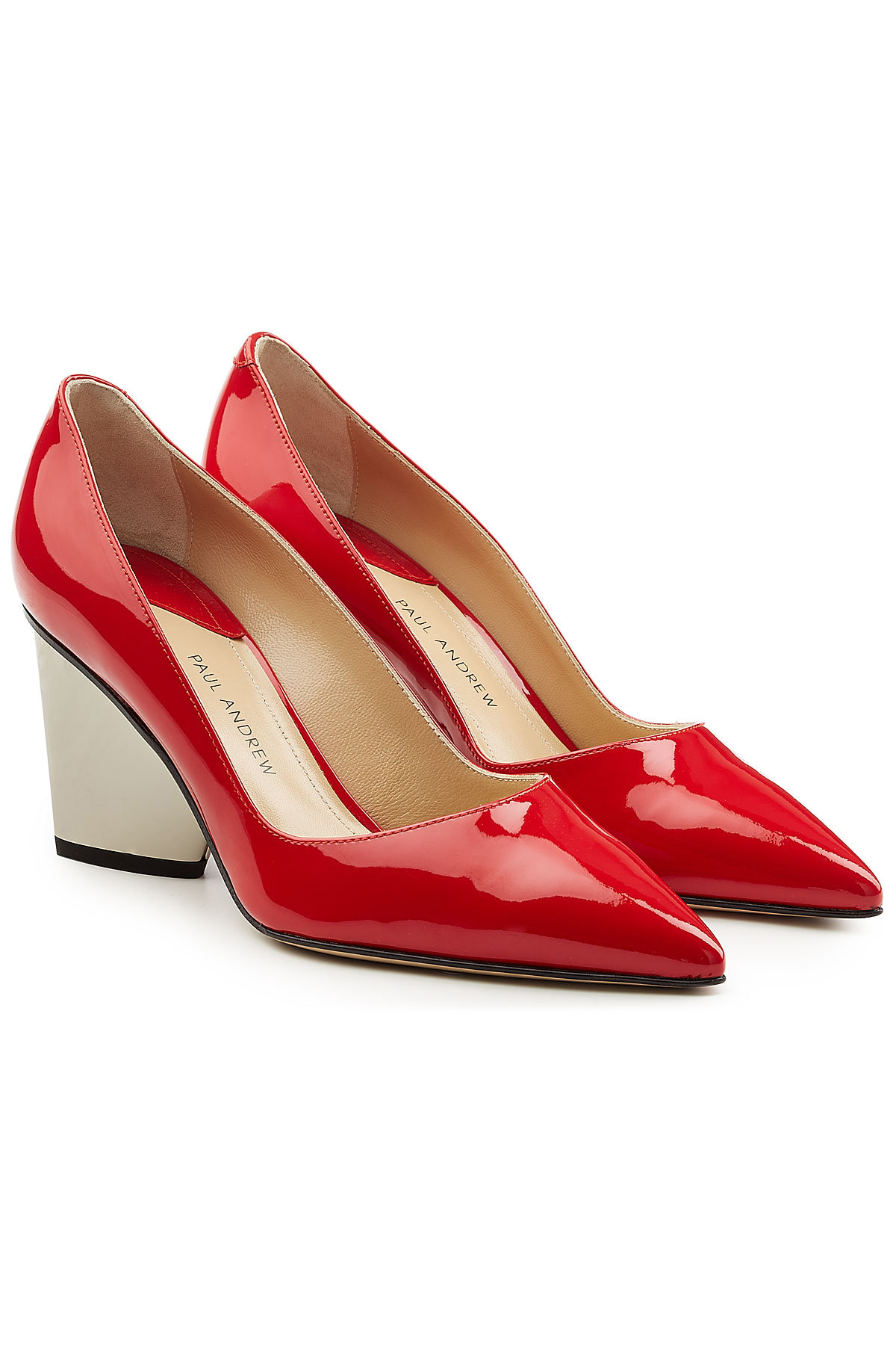 Lotta Patent Leather Pumps by Paul Andrew