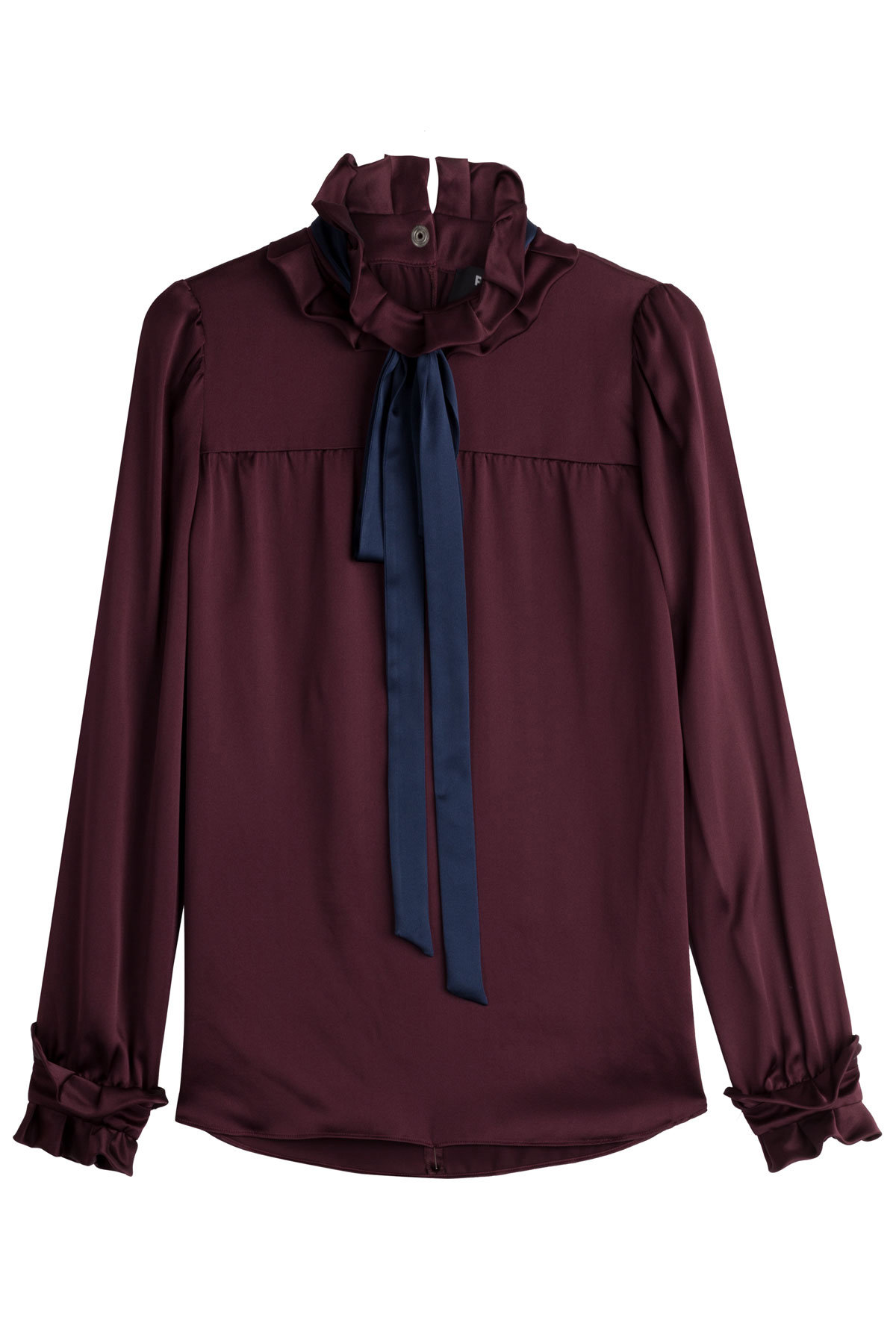Paule Ka - Silk Blouse with Ribbon