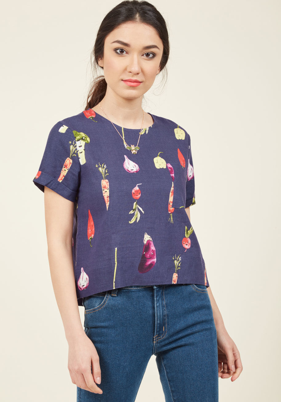 Pepaloves Veggie As She Goes Top by Pepaloves