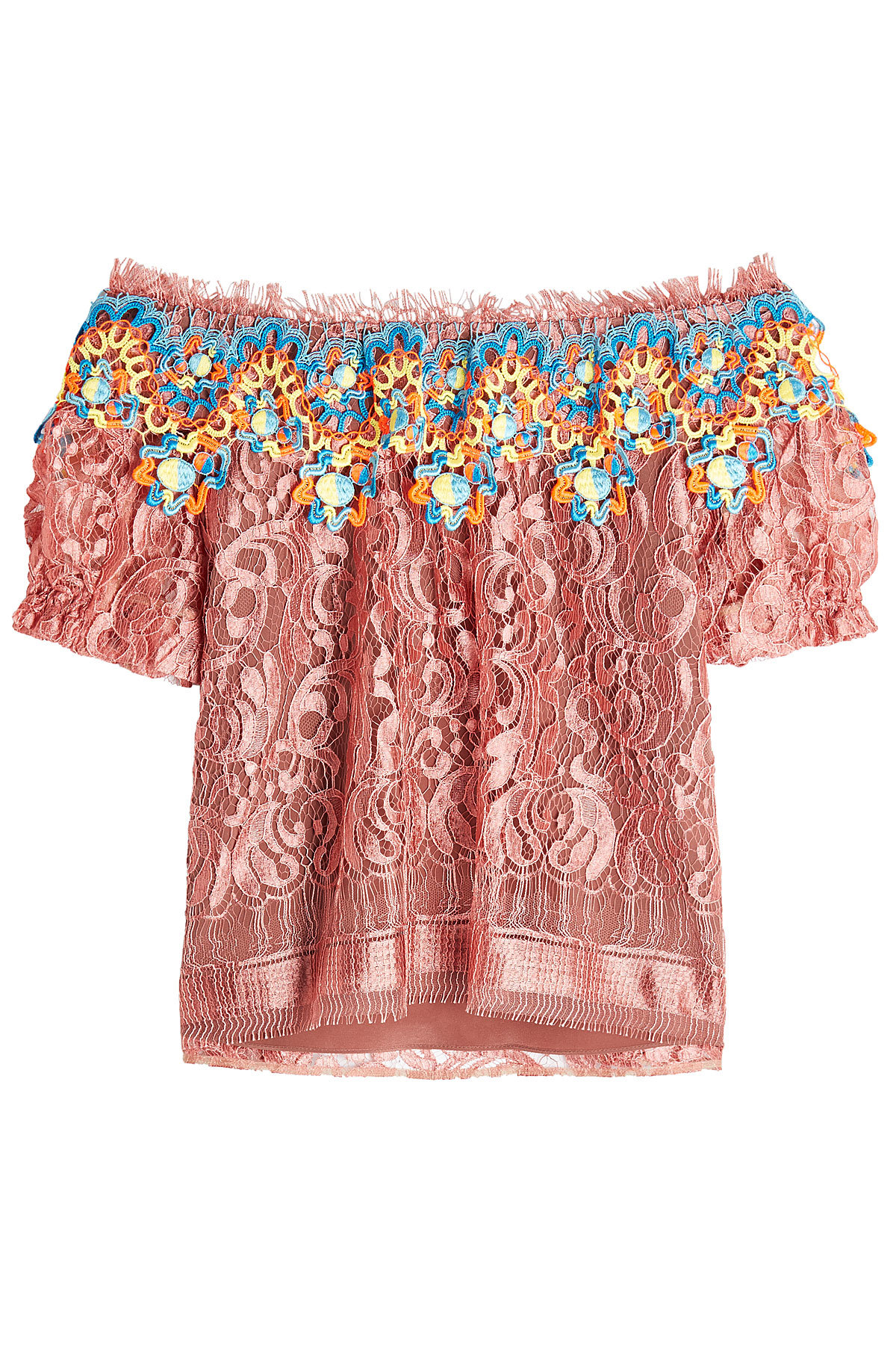Peter Pilotto - Blouse with Crochet and Lace