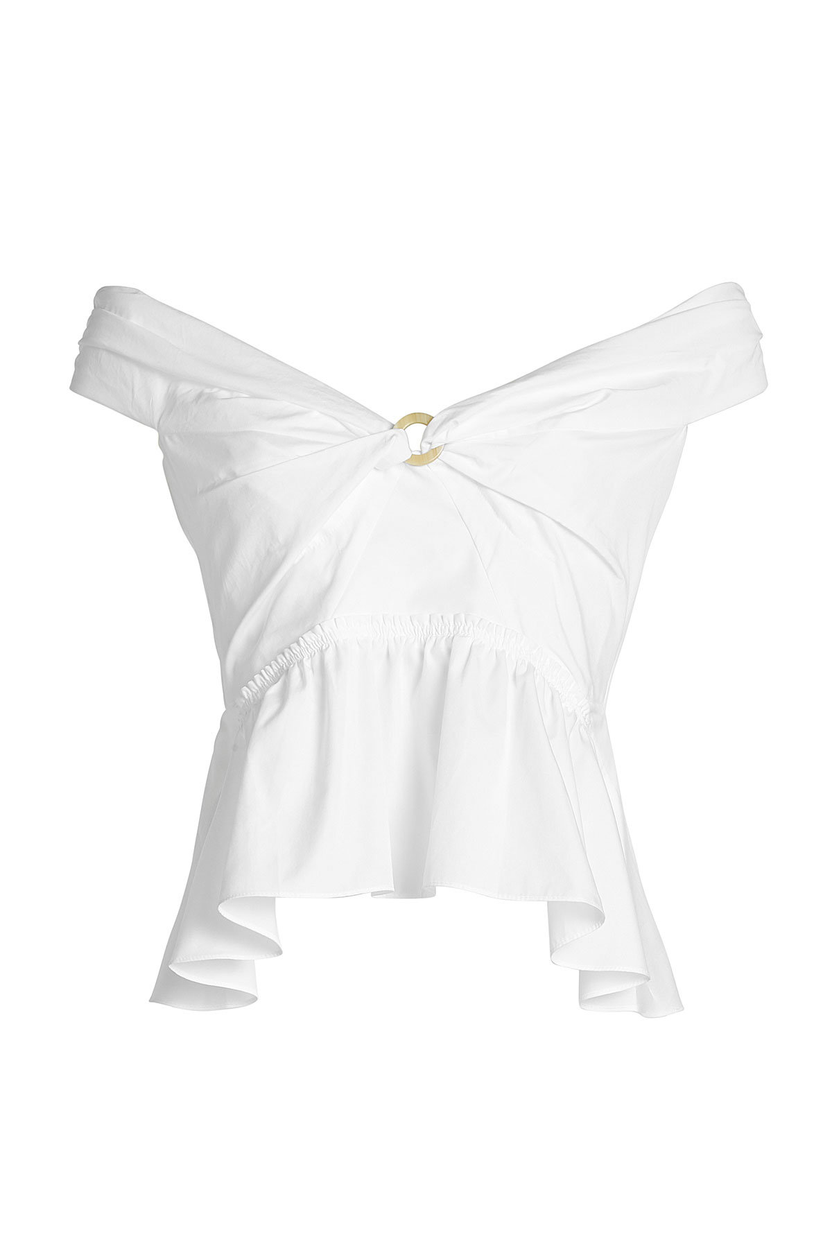 Peter Pilotto - Cotton Blouse with Bardot Neckline