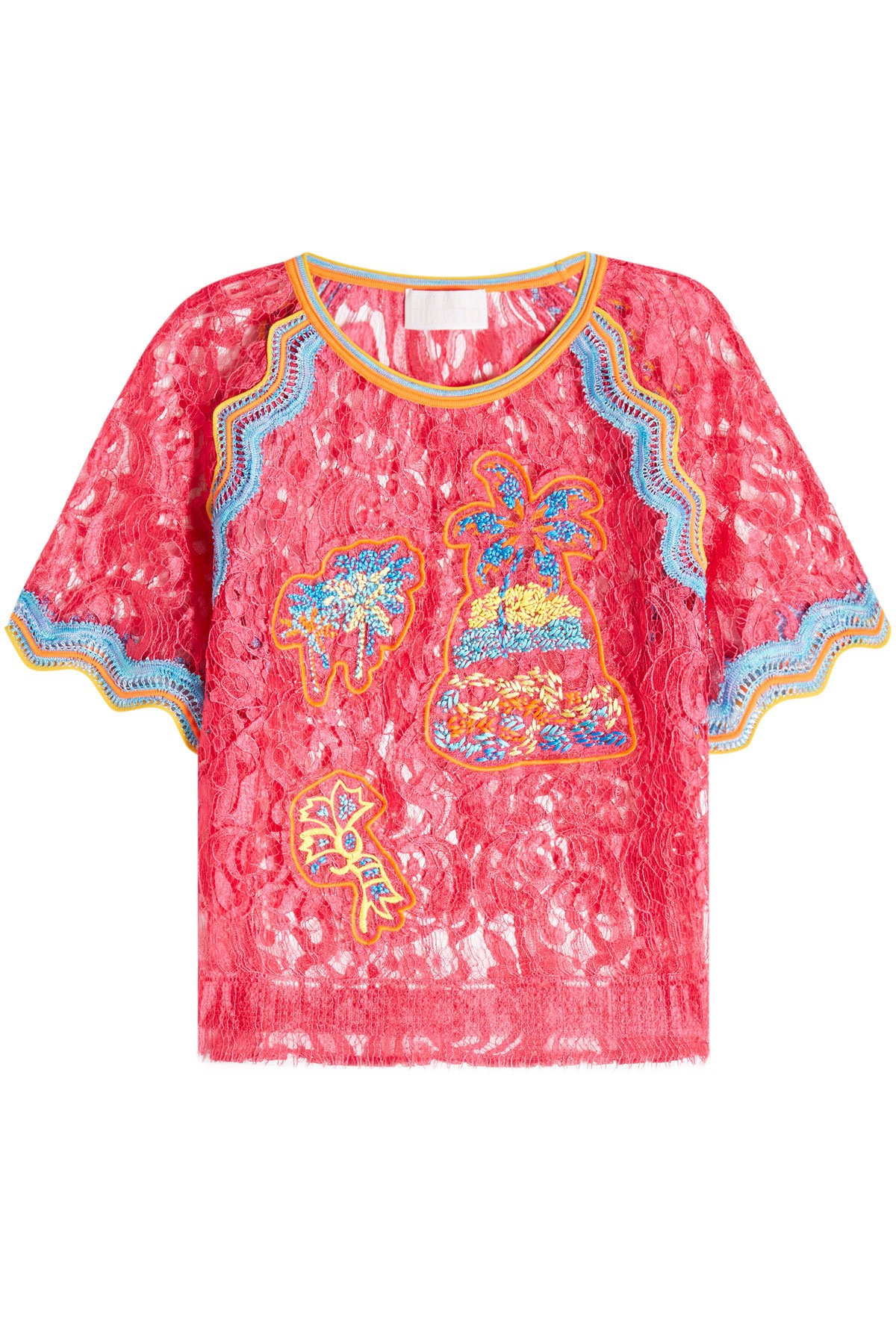 Peter Pilotto - Embroidered Lace Top