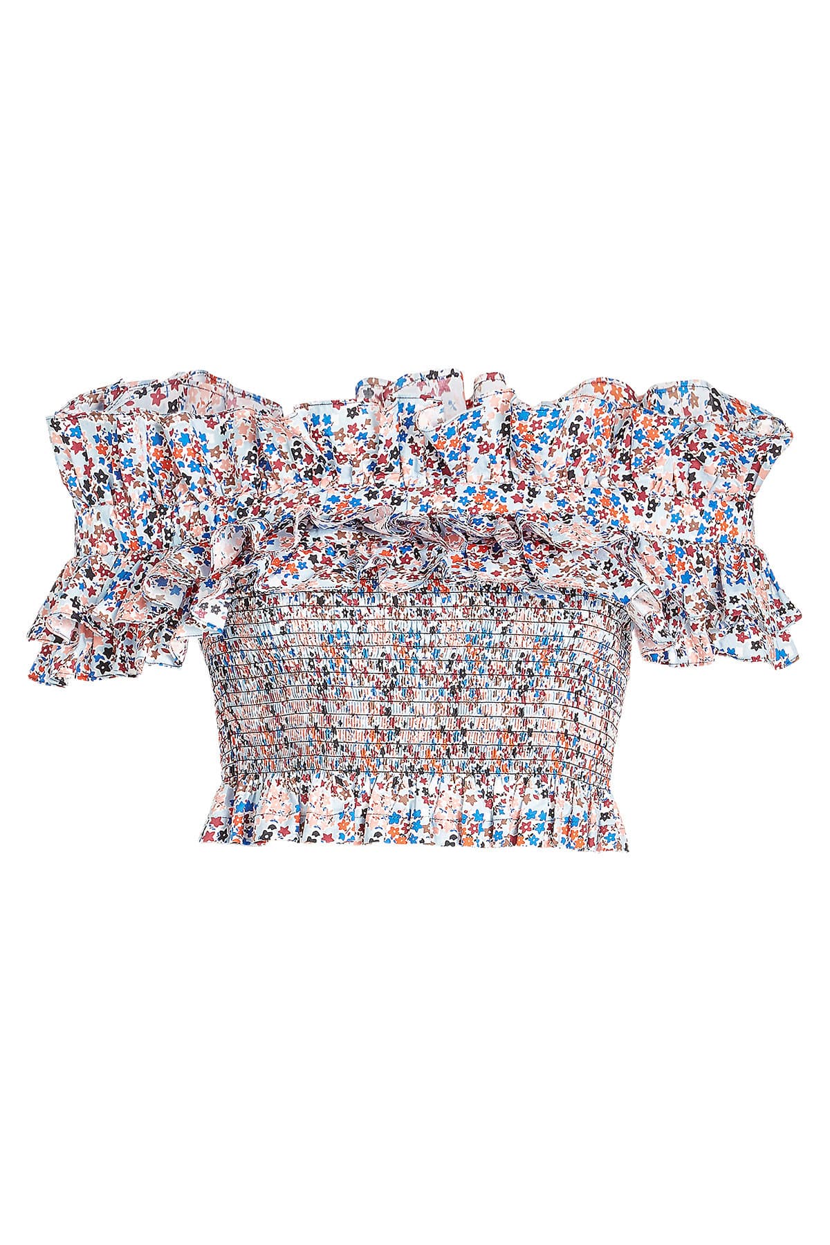 Philosophy di Lorenzo Serafini - Ruffle Front Silk Chiffon Blouse