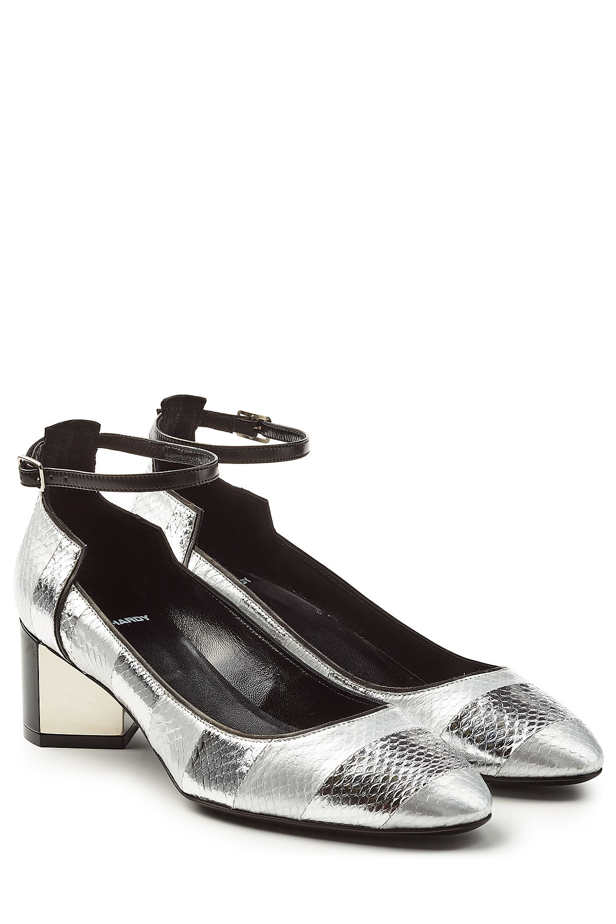 Pierre Hardy - Leather and Snakeskin Mary-Janes
