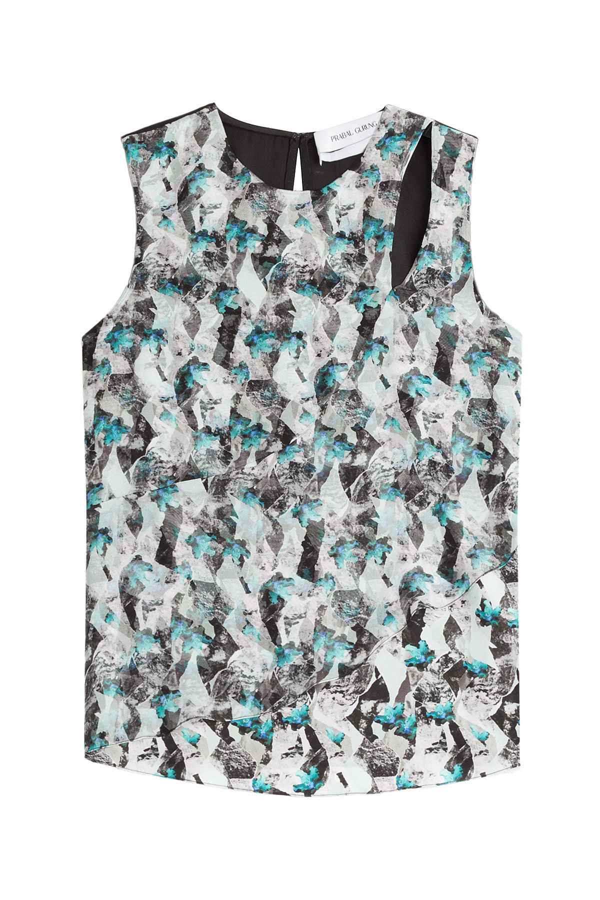 Prabal Gurung - Printed Silk Blouse