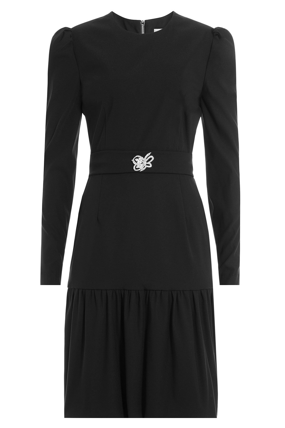 Preen - Dress with Embellished Brooch