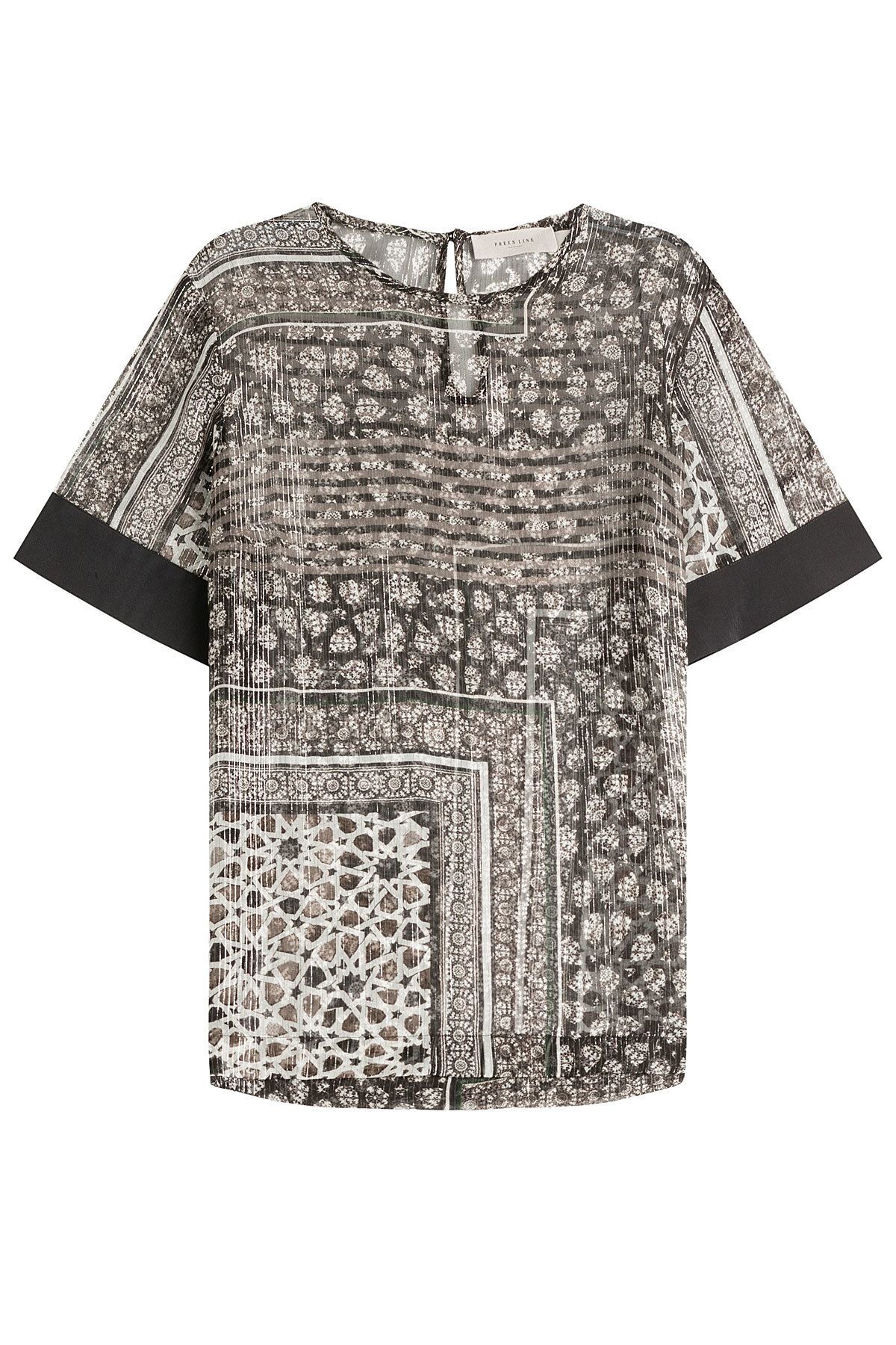 Preen Line - Inas Printed Top with Silk