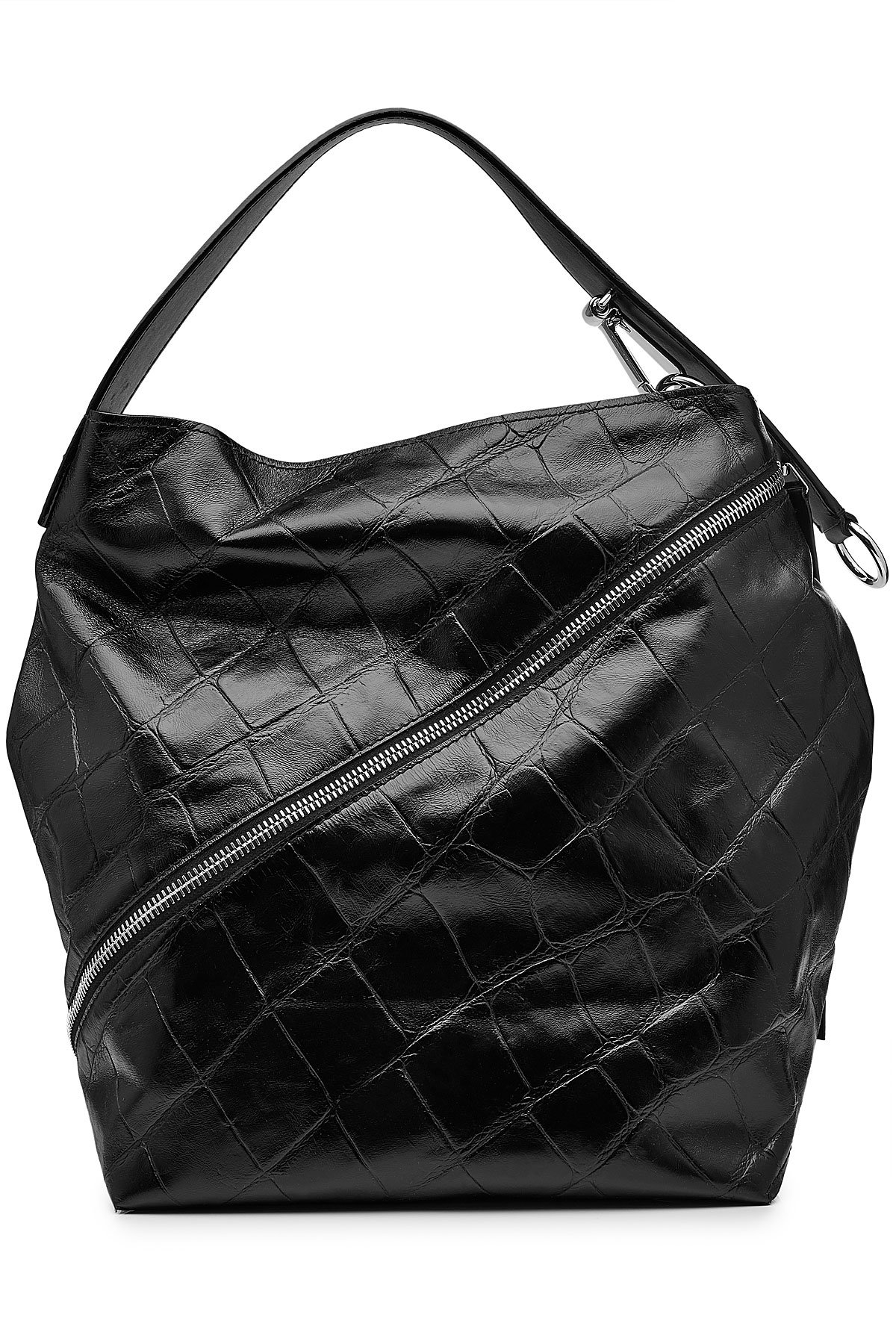 Zip Embossed Leather Tote by Proenza Schouler