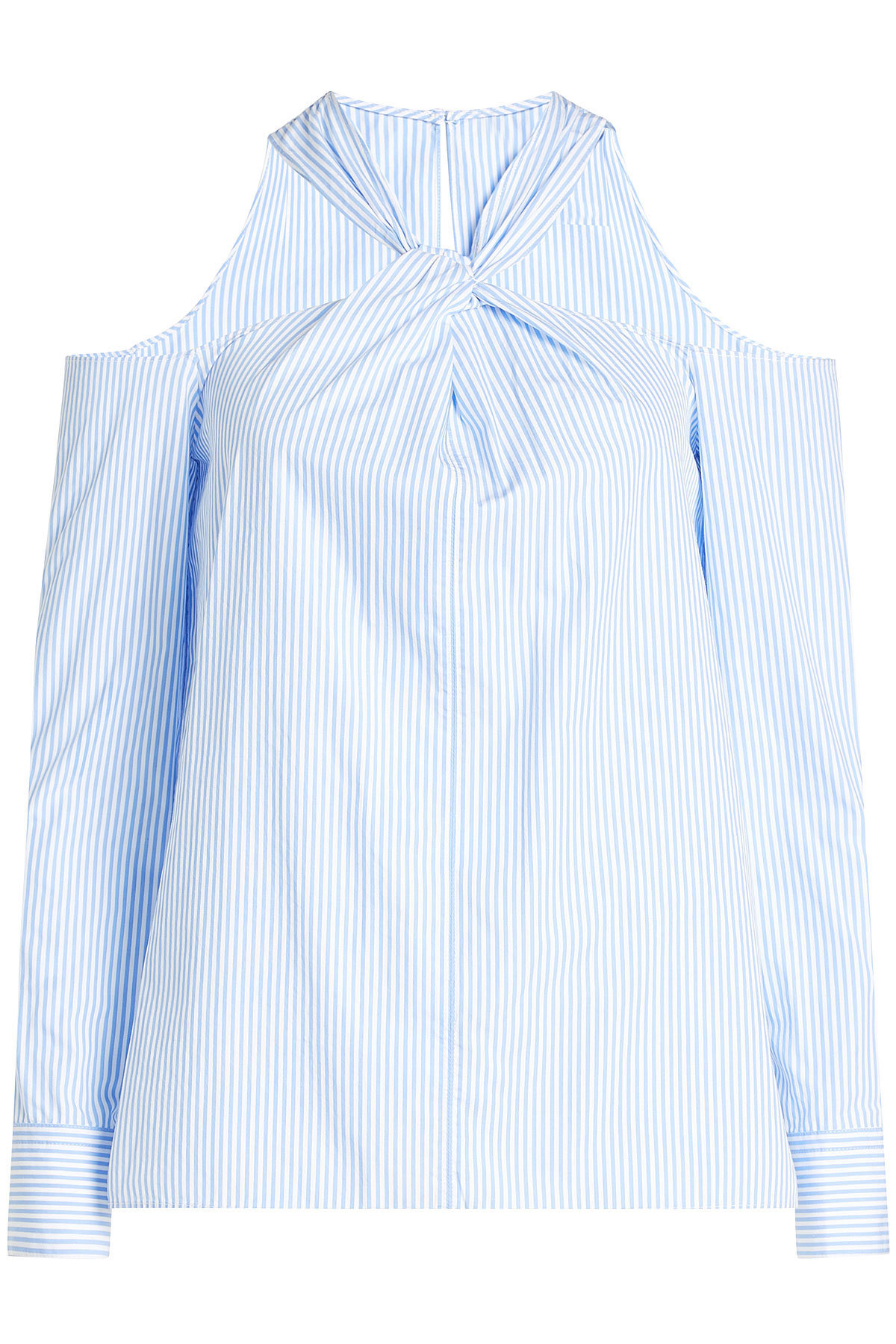 Rag & Bone - Cotton Blouse with Cut-Out Shoulders