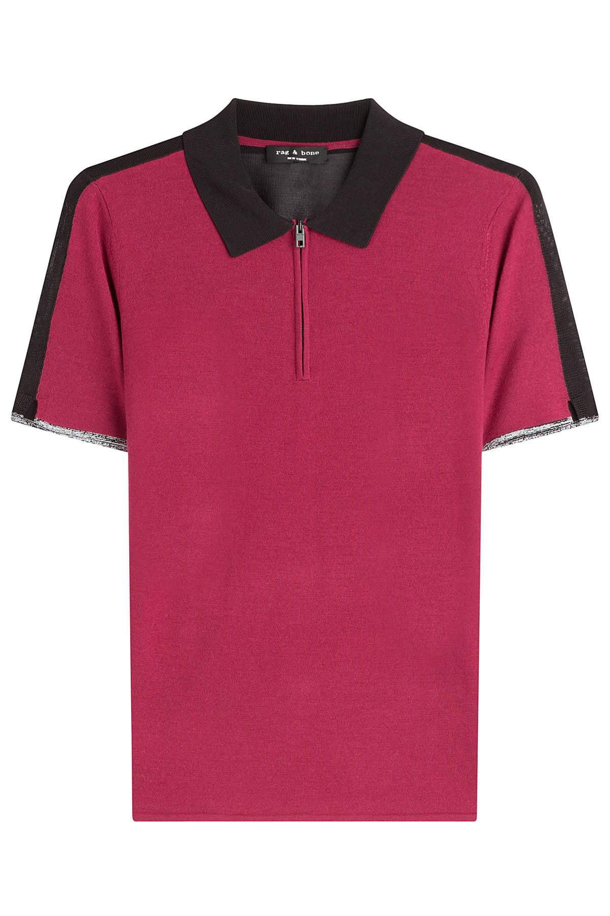Rag & Bone - Knit Colorblock Polo Shirt