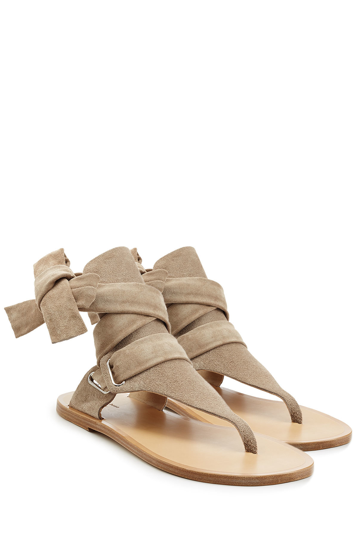 Rag & Bone - Stretch Suede Wrap Sandals