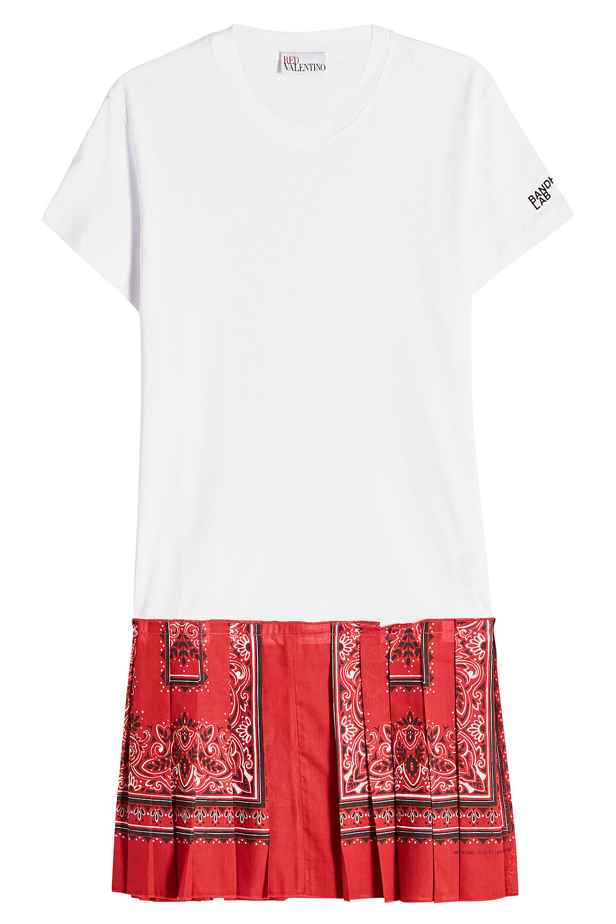 Bandana T-Shirt Dress by Red Valentino