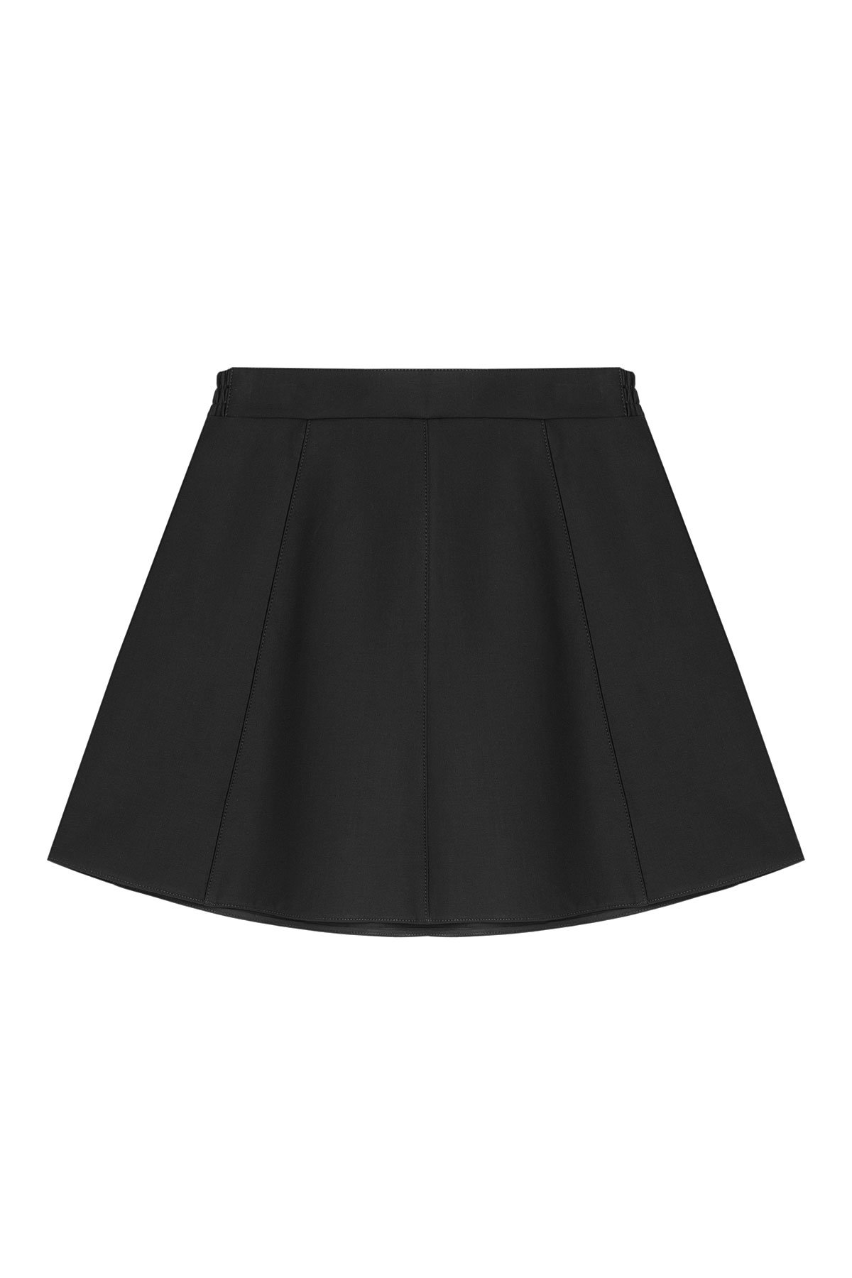 Cotton-Blend Mini Circle Skirt by Red Valentino