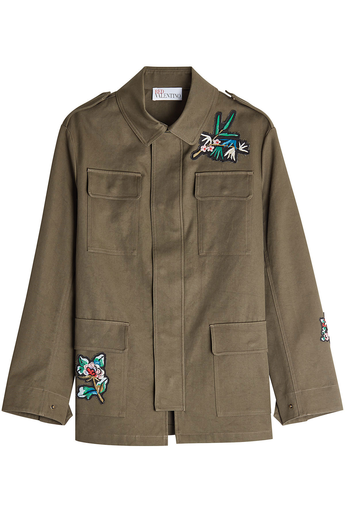 Red Valentino - Cotton Jacket with Appliqué