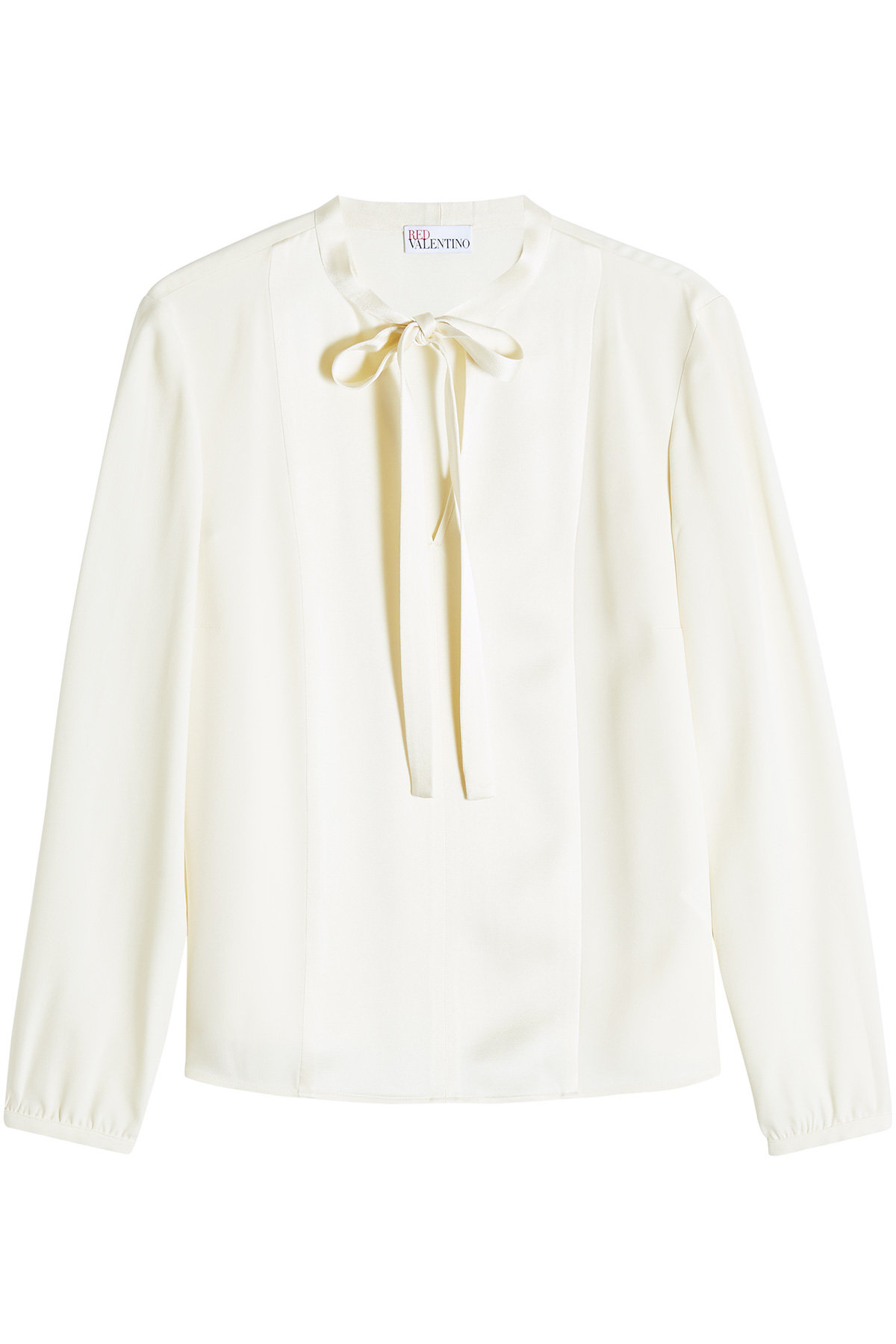 Red Valentino - Crepe Blouse with Pussybow Tie