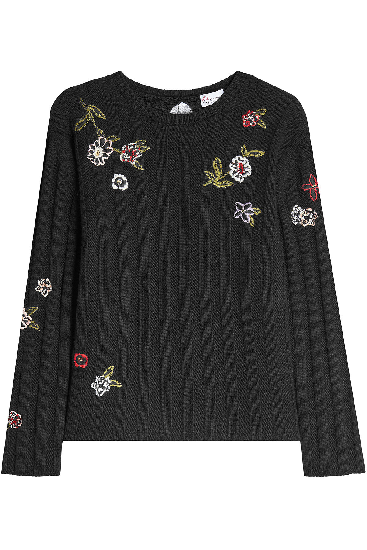 Red Valentino - Embroidered Pullover with Lace