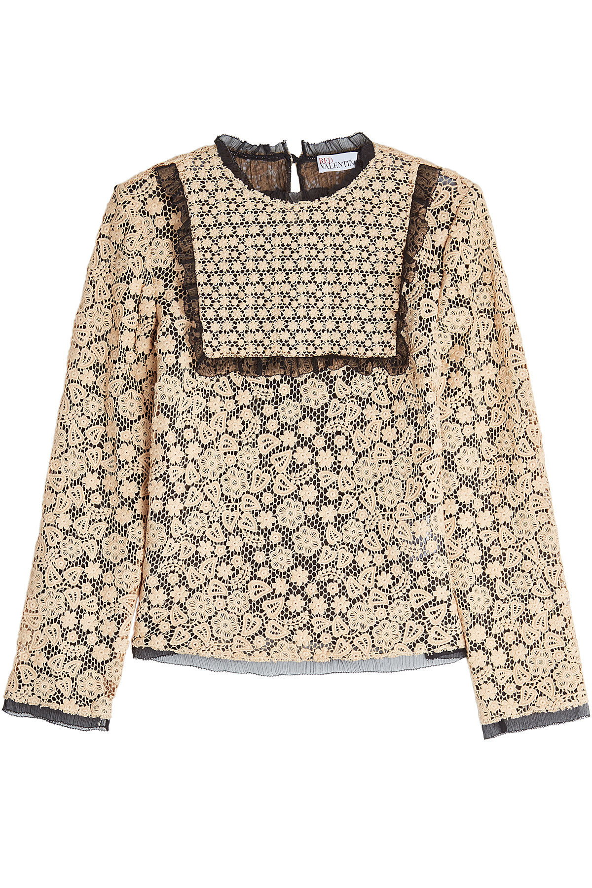 Red Valentino - Macramé Lace Blouse