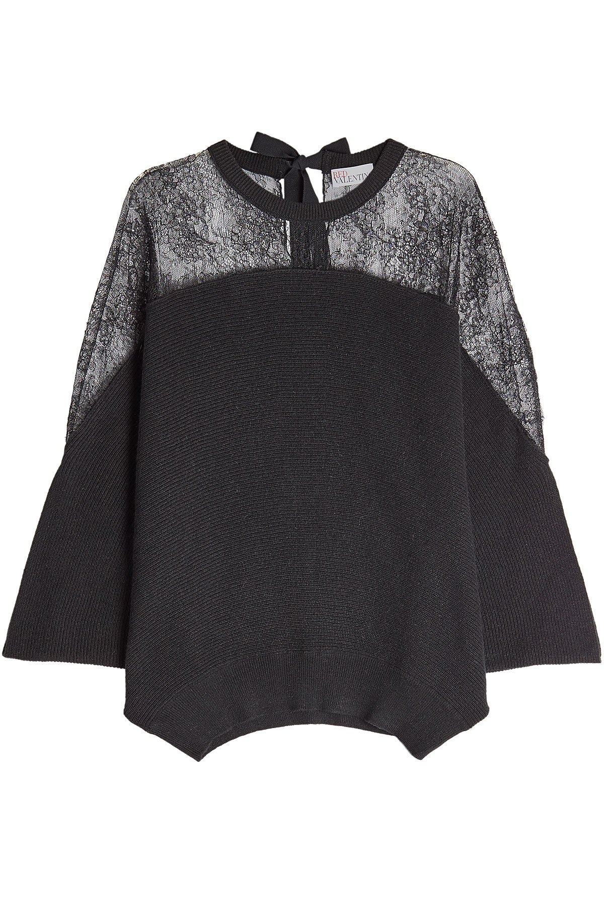 Red Valentino - Pullover with Wool, Angora, Cashmere and Lace