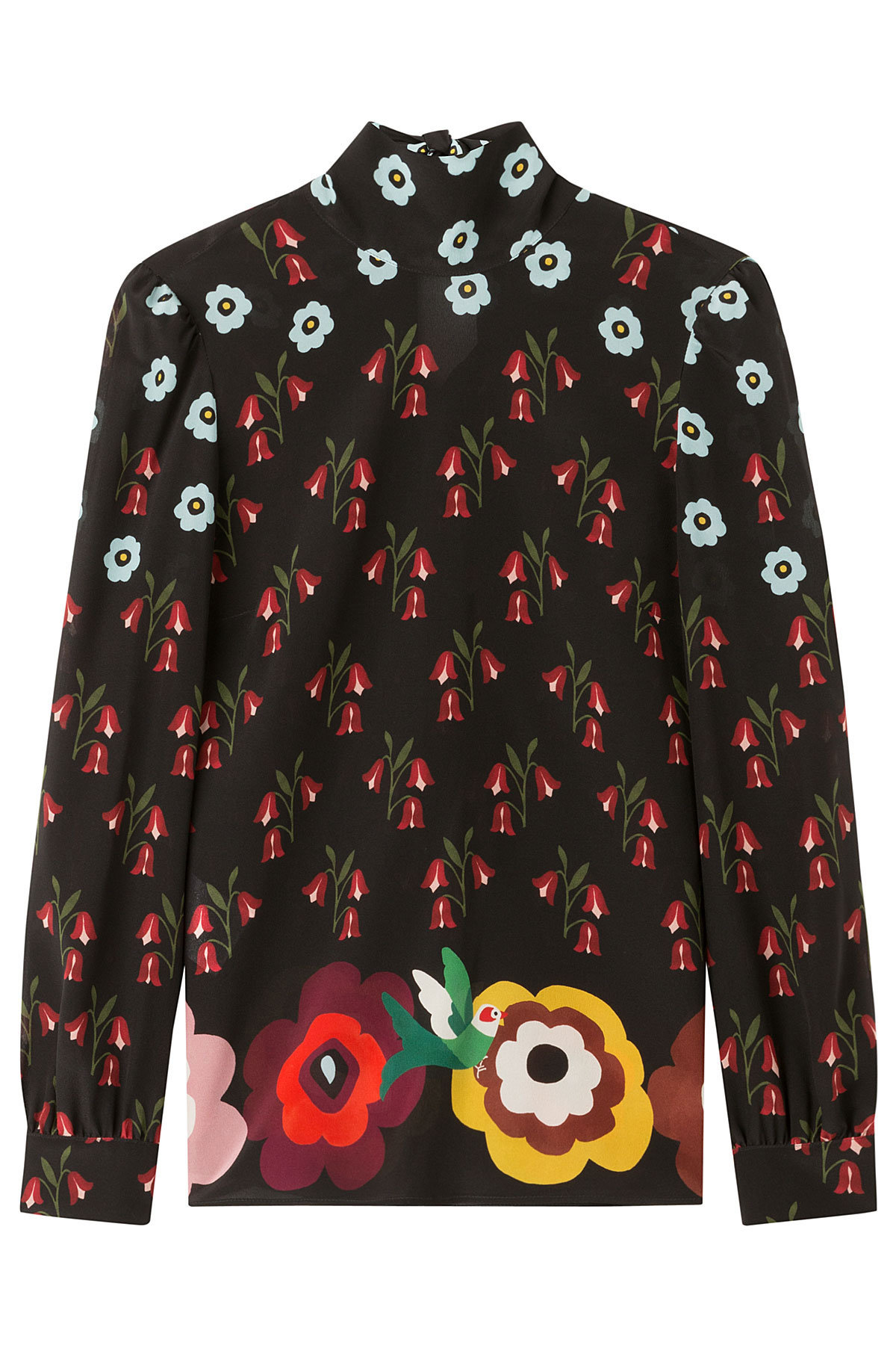 Red Valentino - Silk Floral Print Blouse