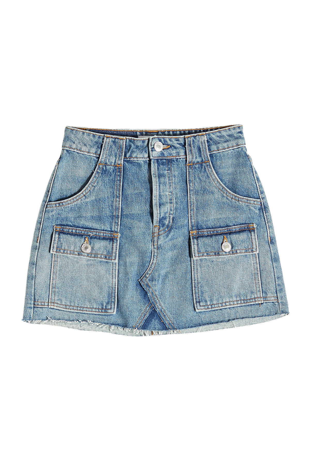 RE/DONE - Cargo Denim Mini Skirt