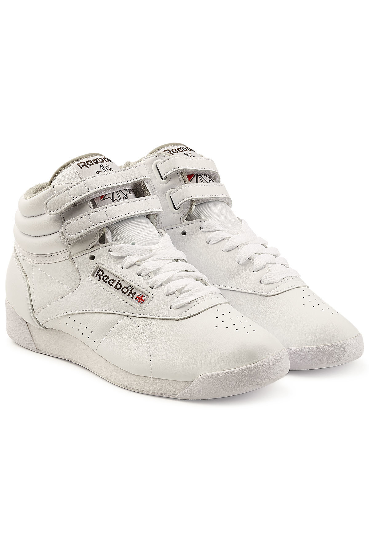 Freestyle Hi Leather Sneakers by Reebok