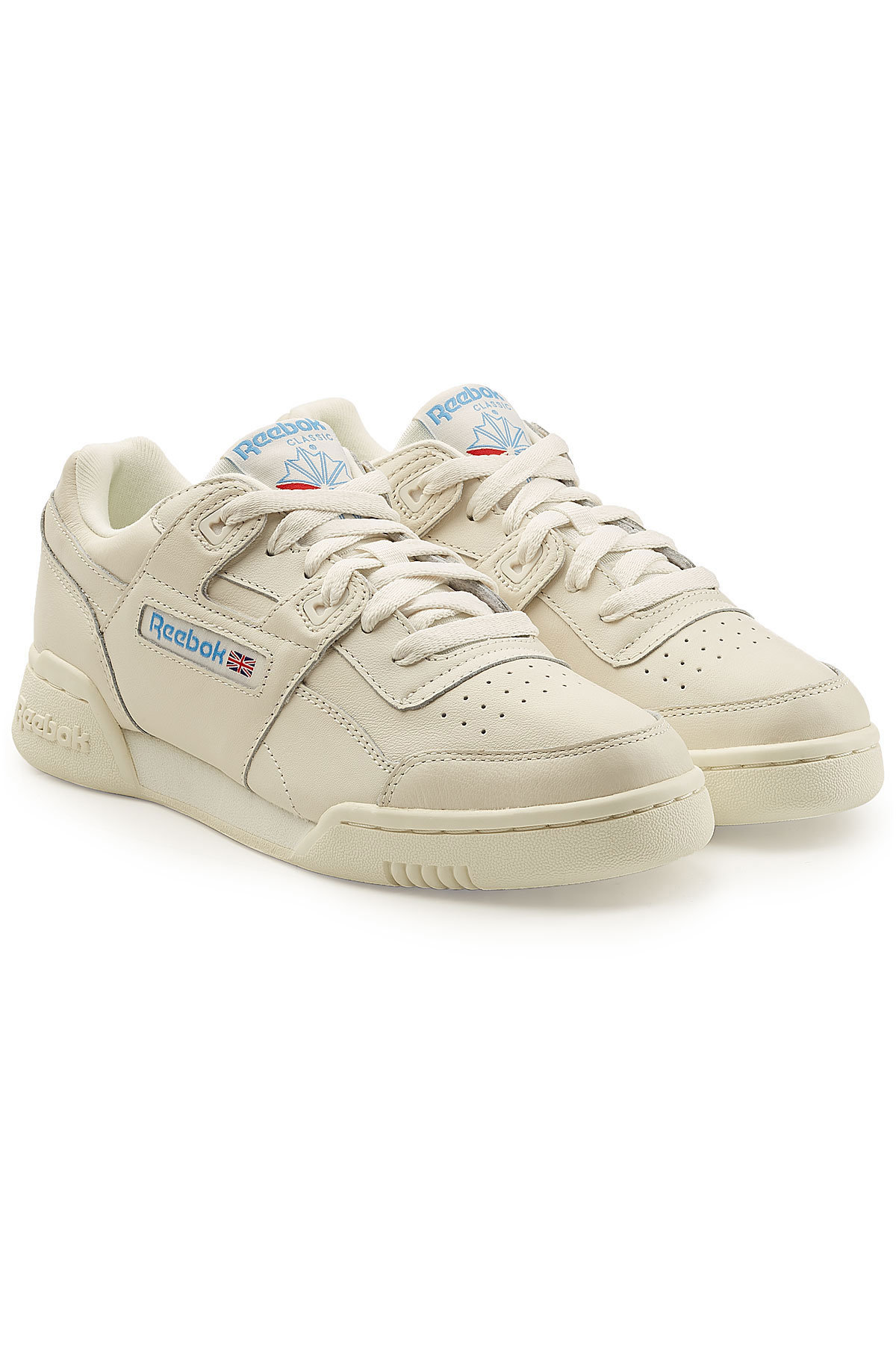 Workout Plus Leather Sneakers by Reebok
