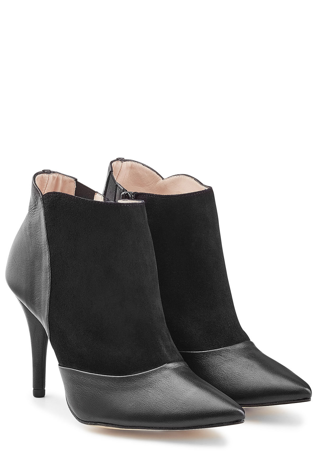 Repetto - Leather and Suede Ankle Boots