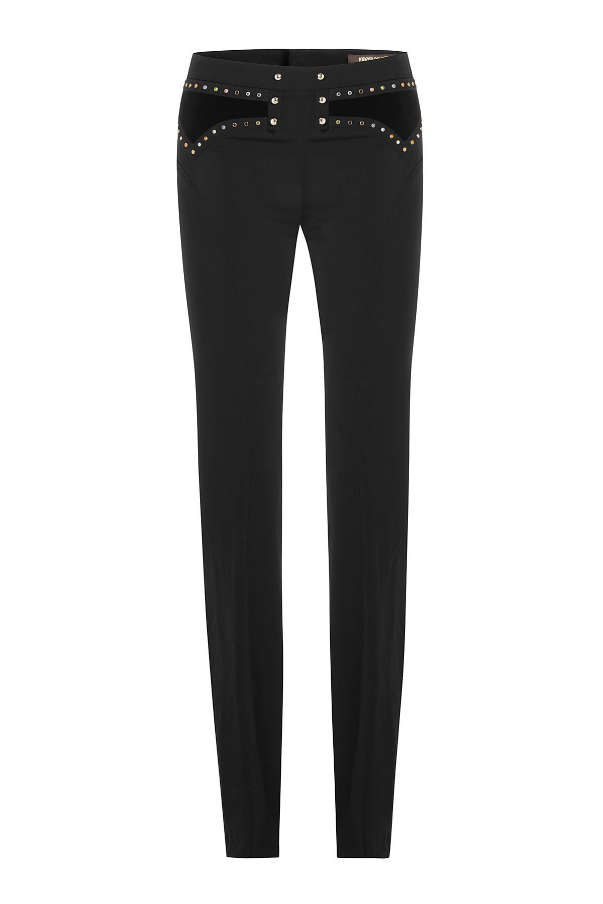 Roberto Cavalli - Bootcut Pants with Stud Embellishment