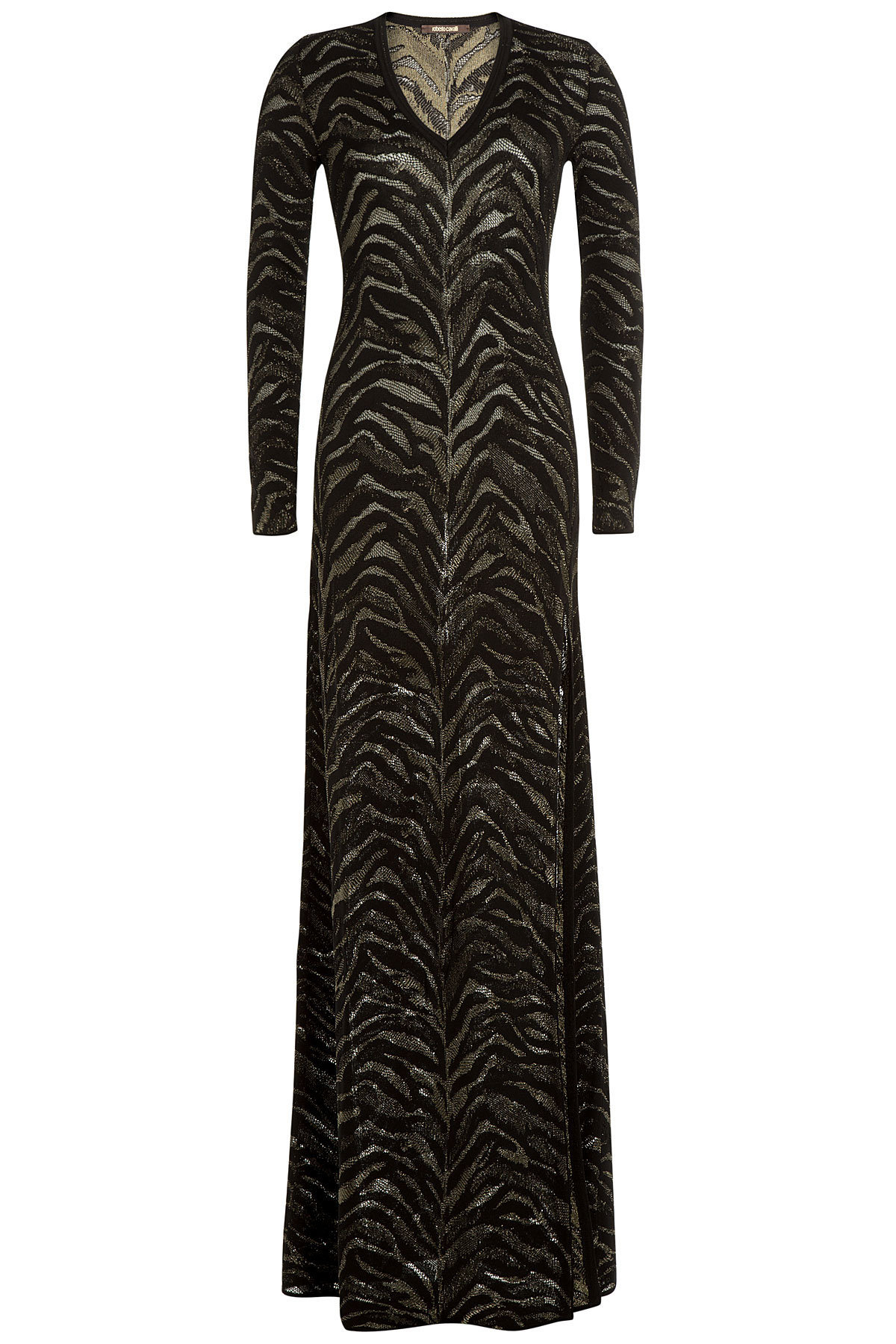 Roberto Cavalli - Floor-Length Jacquard Gown