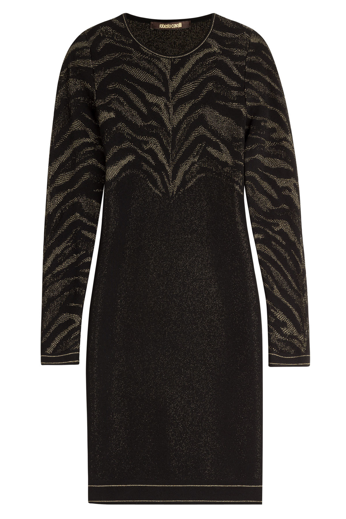 Roberto Cavalli - Stretch Dress with Metallic Thread