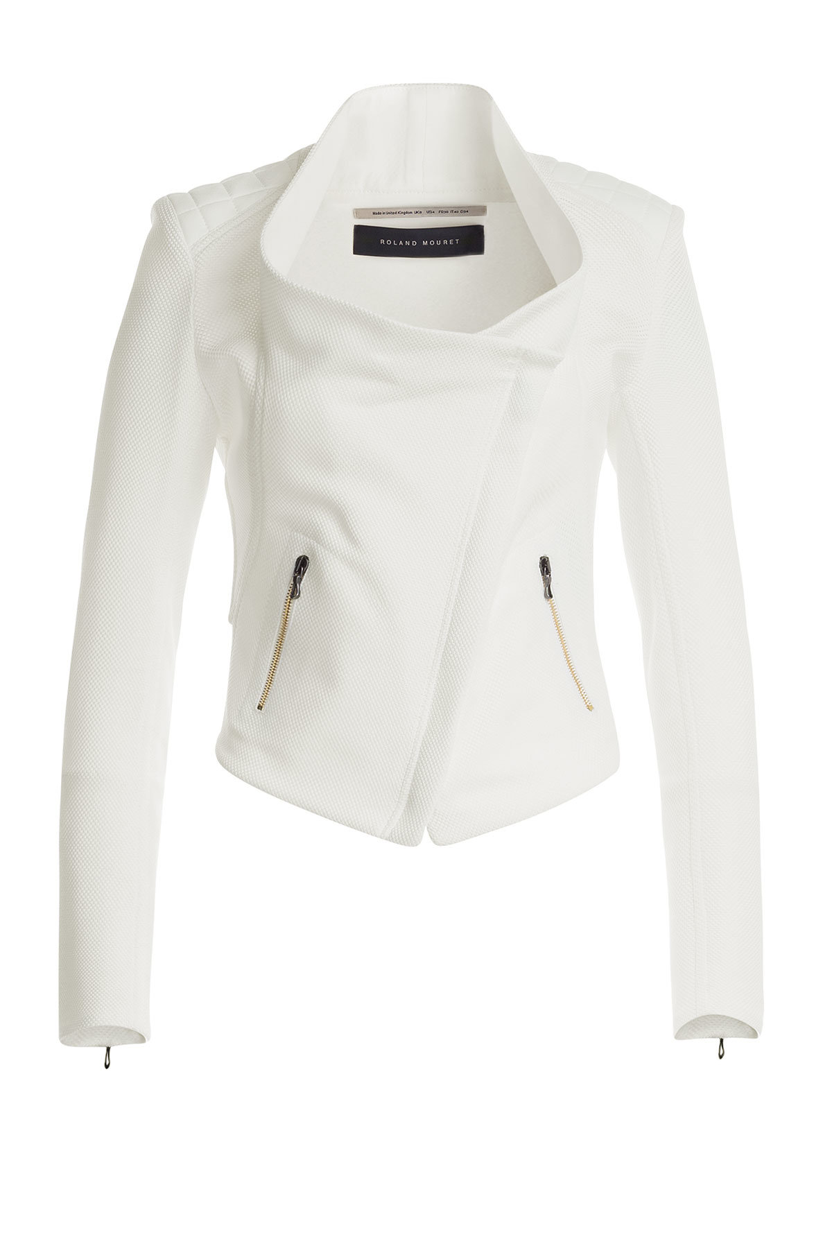 Cotton Biker Jacket by Roland Mouret