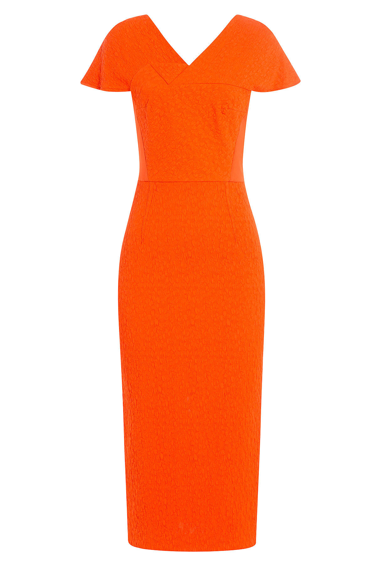 Roland Mouret - Flutter Sleeve Sheath Dress