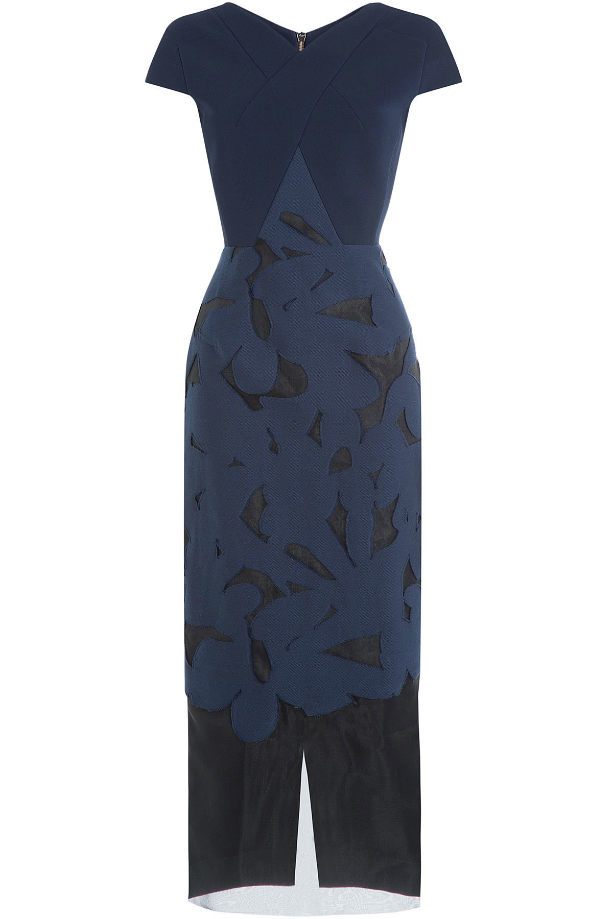 Roland Mouret - Gibson Dress with Sheer Inserts