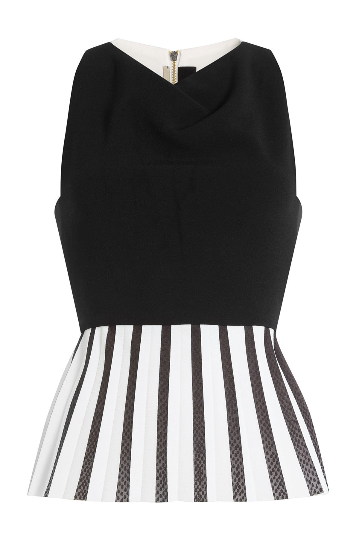 Roland Mouret - Sleeveless Top with Contrast Hem
